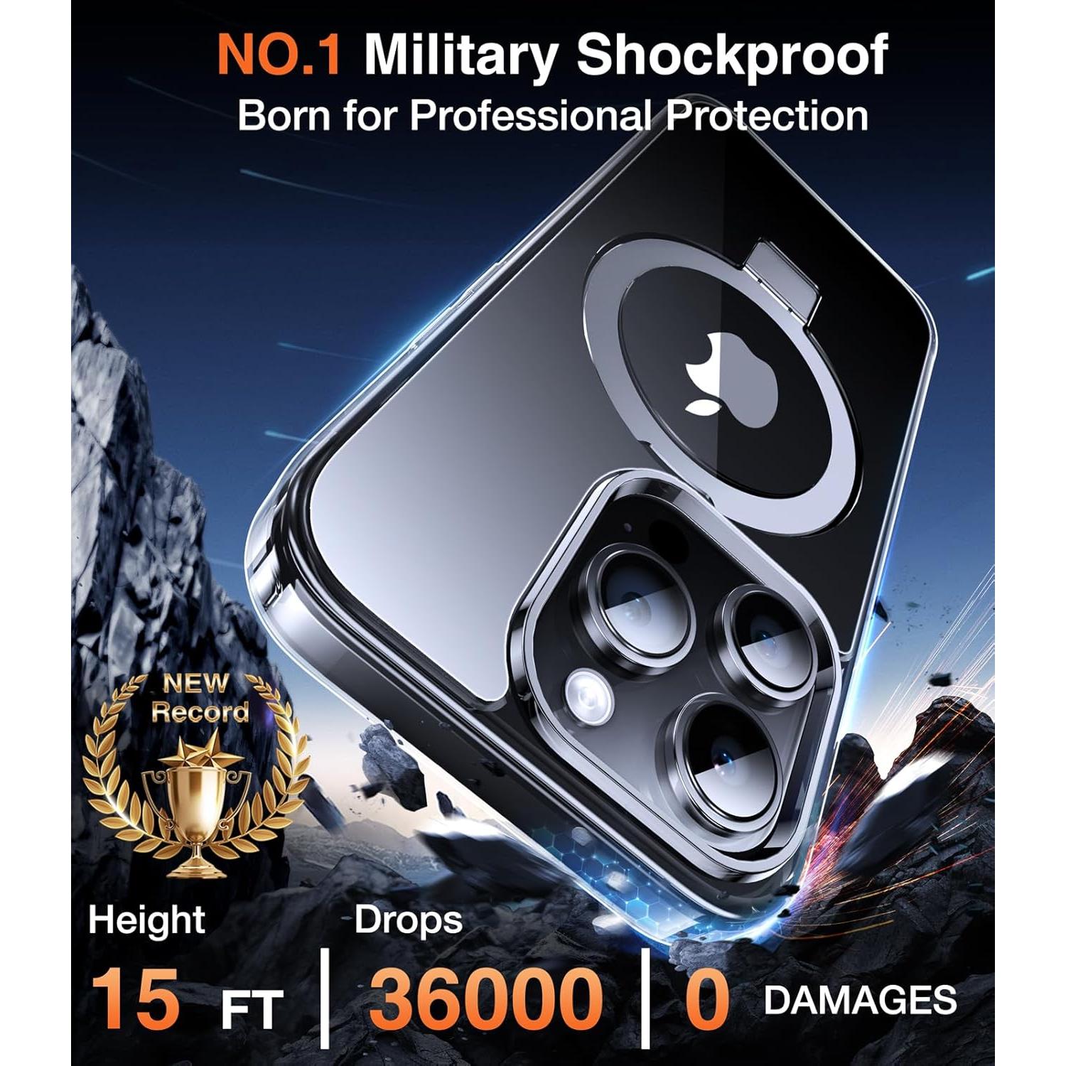 Funda Magnética Chicfun para iPhone 13 Pro Transparente