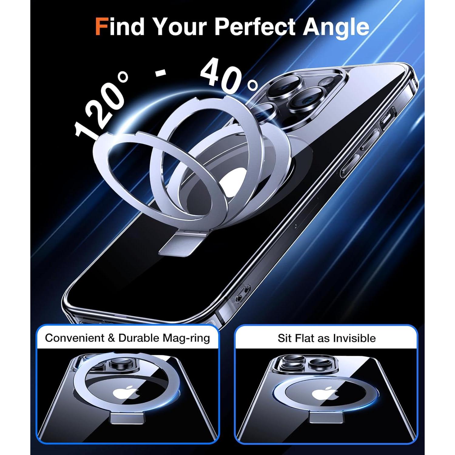 Funda Magnética Chicfun para iPhone 13 Pro Transparente