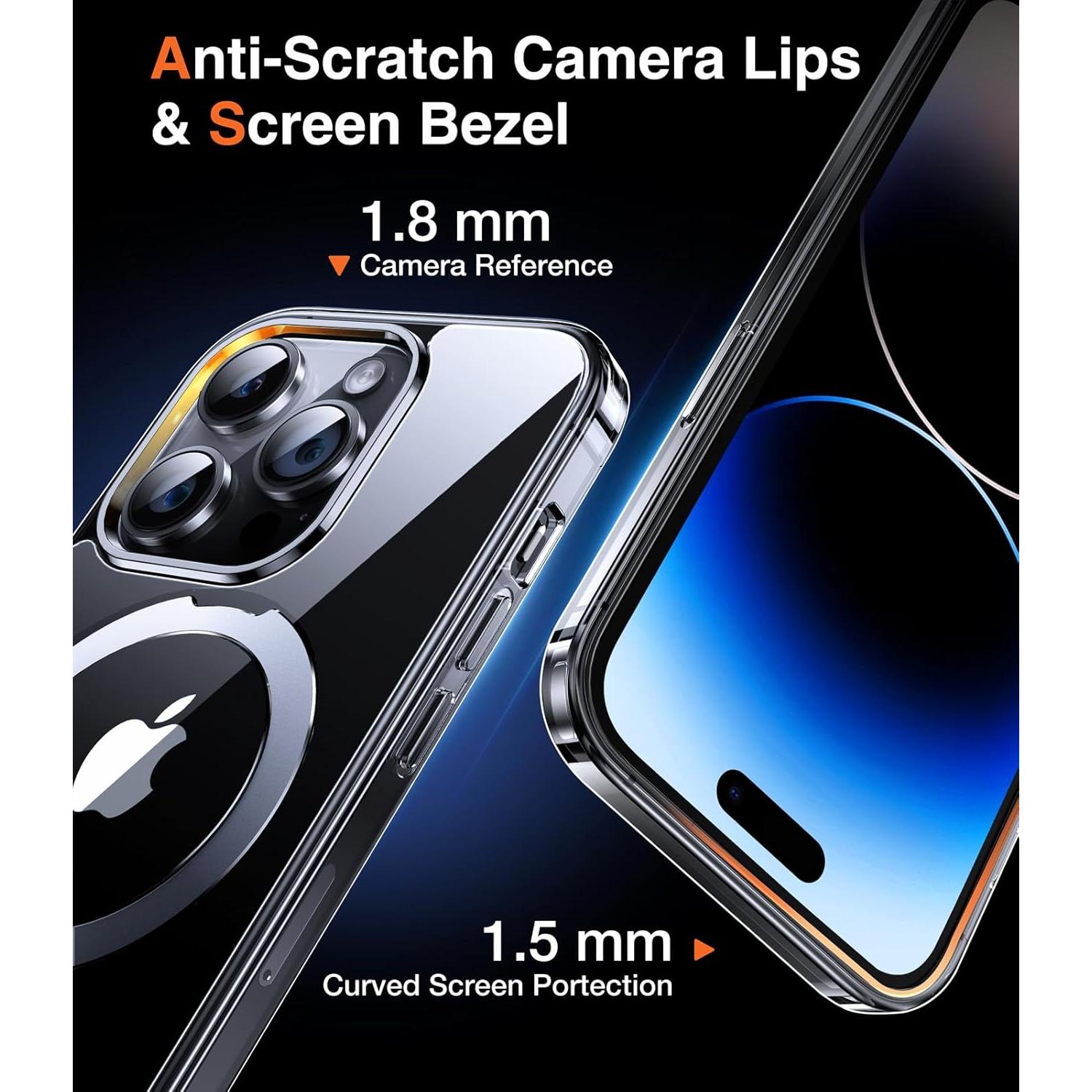 Funda Magnética Chicfun para iPhone 13 Pro Transparente