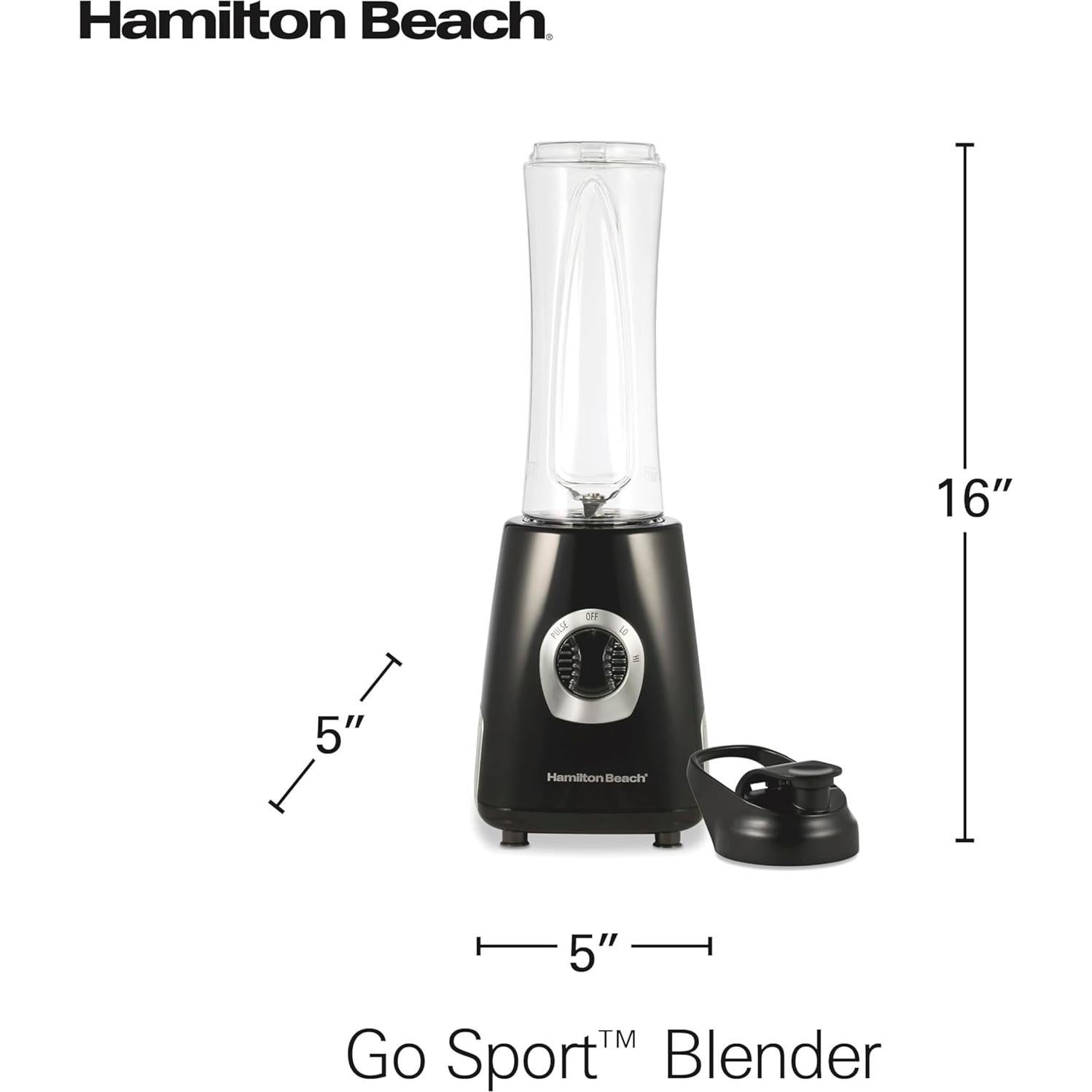 Mezclador Personal Hamilton Beach 20 oz 600W Negro