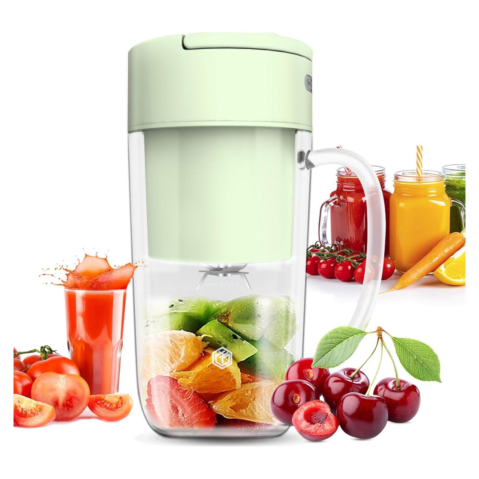 Licuadora Portátil Cozy Blue 10 oz USB Recargable Verde