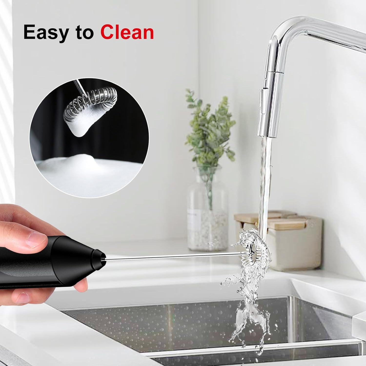 Espumador de Leche Bonsenkitchen MF8712-NEW 10W Negro