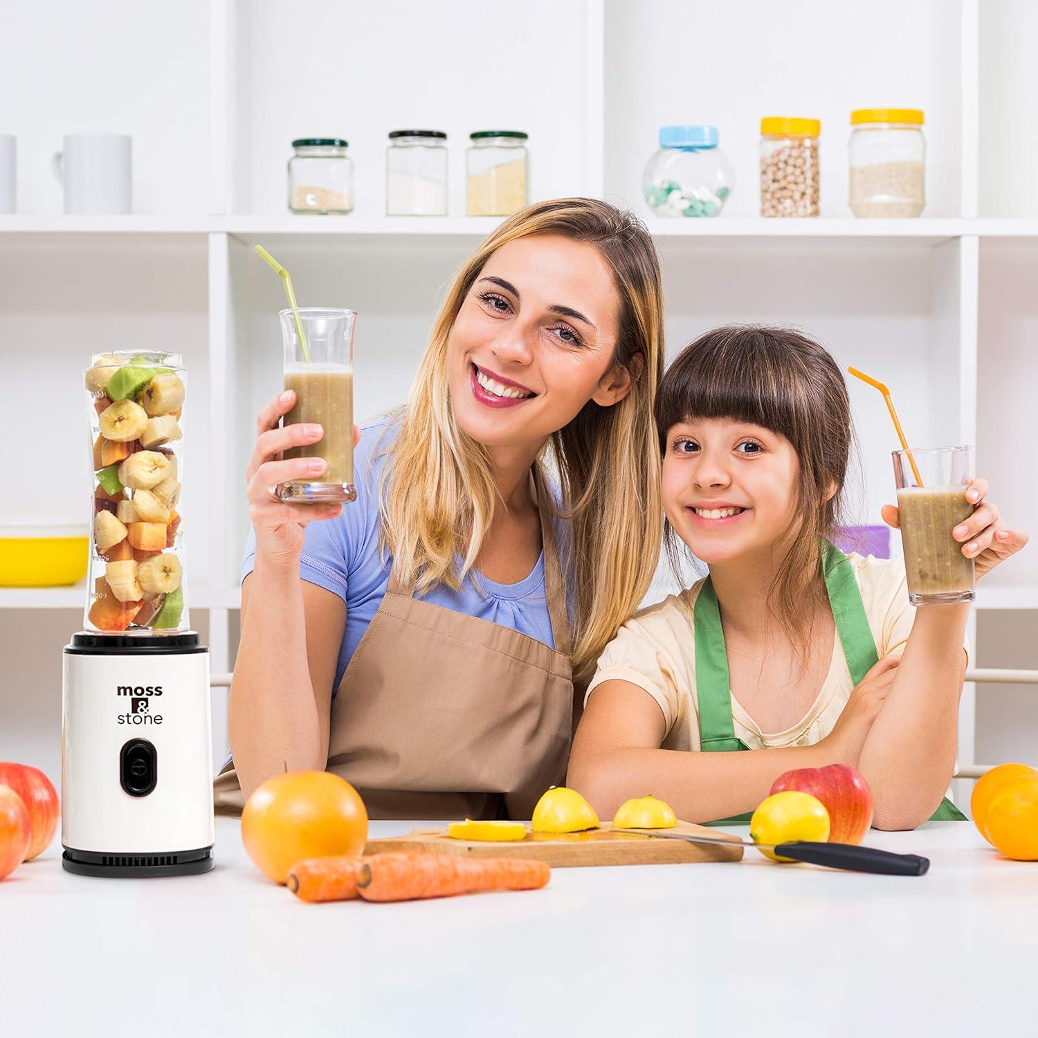 Licuadora Personal Moss & Stone 250W con Botella 20 oz