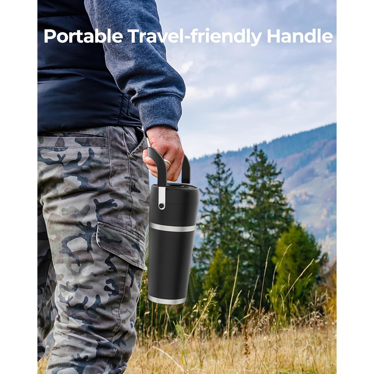 Licuadora Portátil Gofuch NKZ-60 590ml Acero Inoxidable