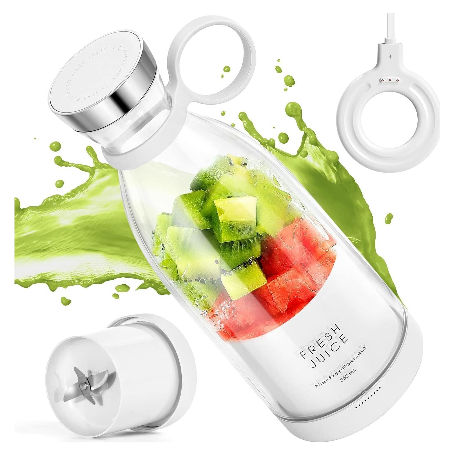 Licuadora Portátil MIAOKE 350ml USB para Batidos y Smoothies