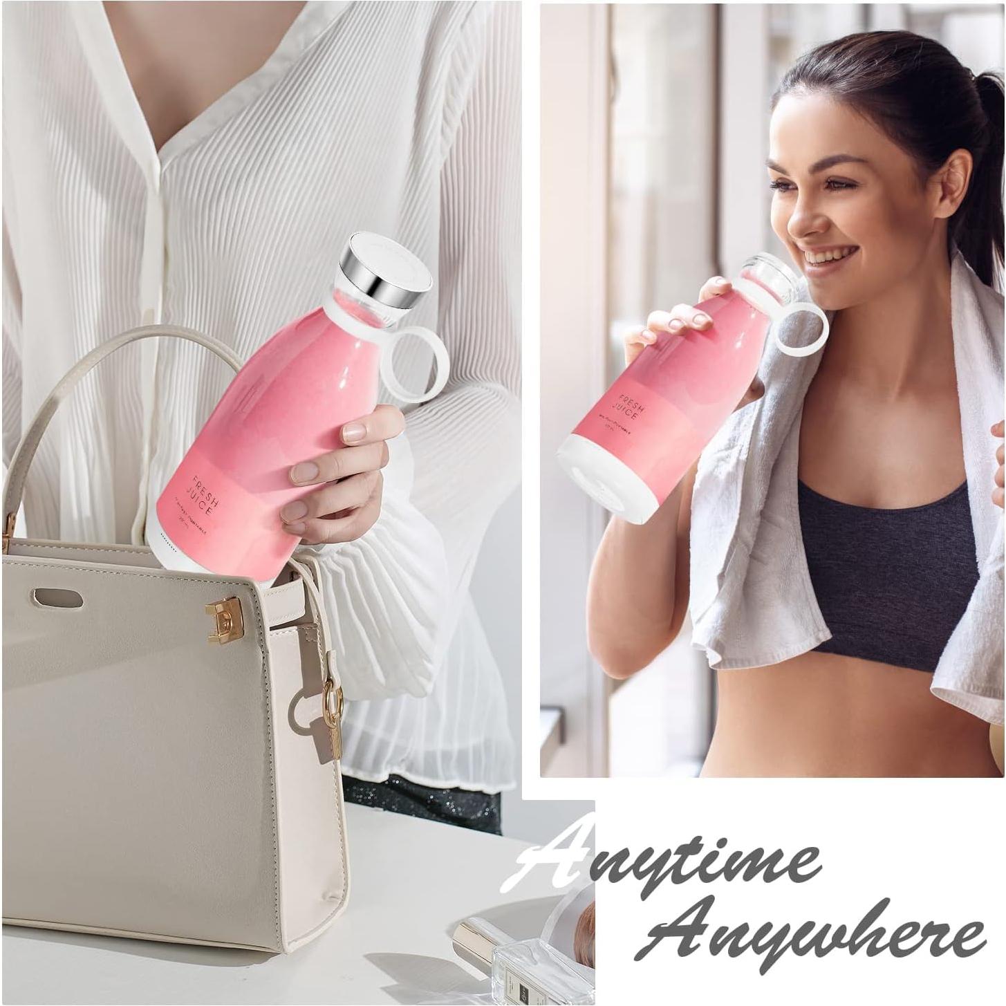 Licuadora Portátil MIAOKE 350ml USB para Batidos y Smoothies