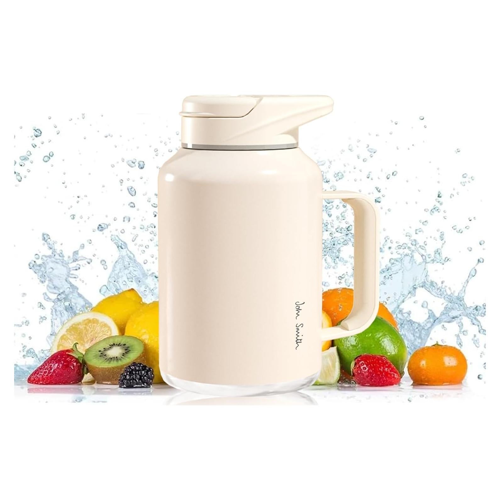 Licuadora Portátil John Smith 975ml Recargable USB Blanca