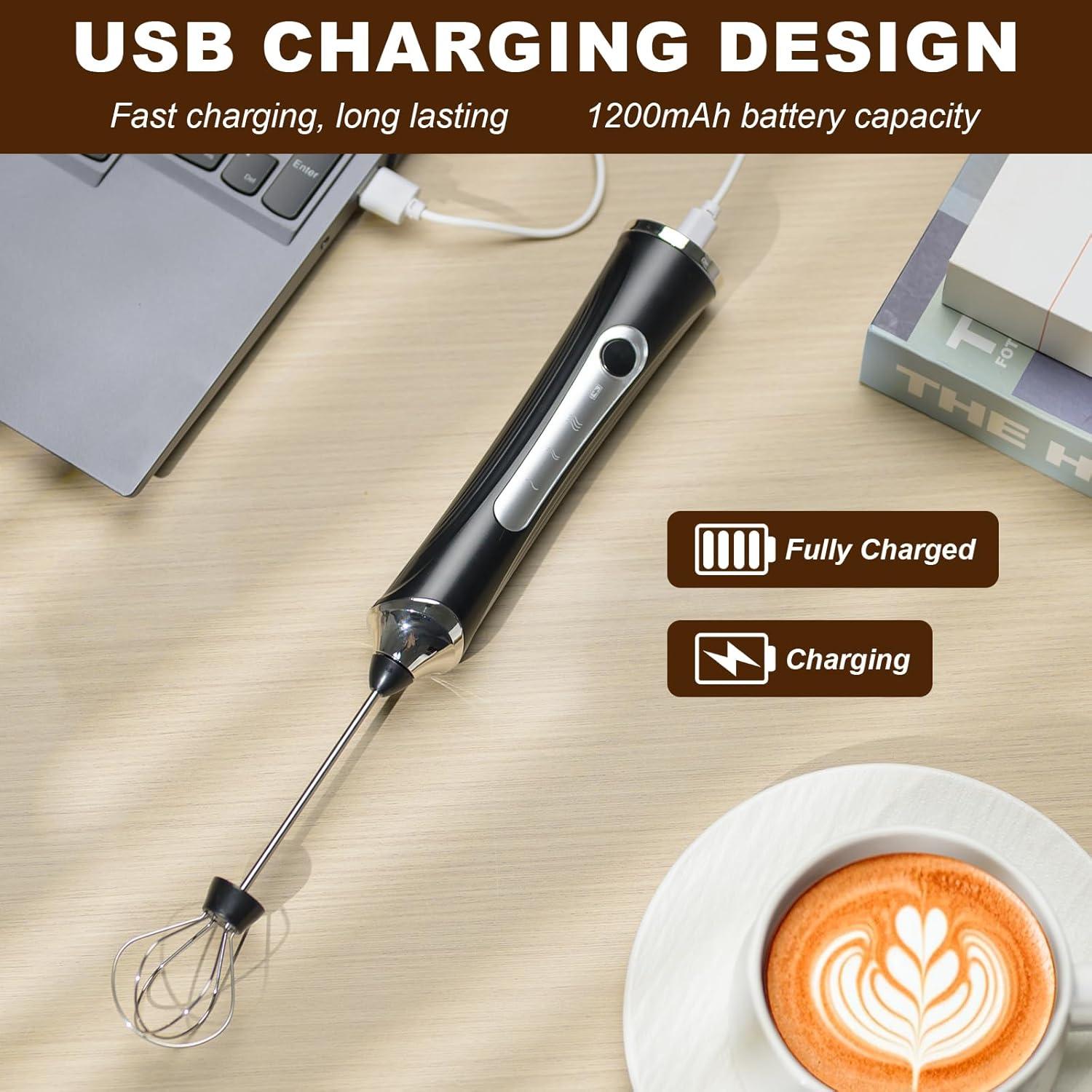 Espumador de Leche Eléctrico Freebala GW-001 Recargable USB