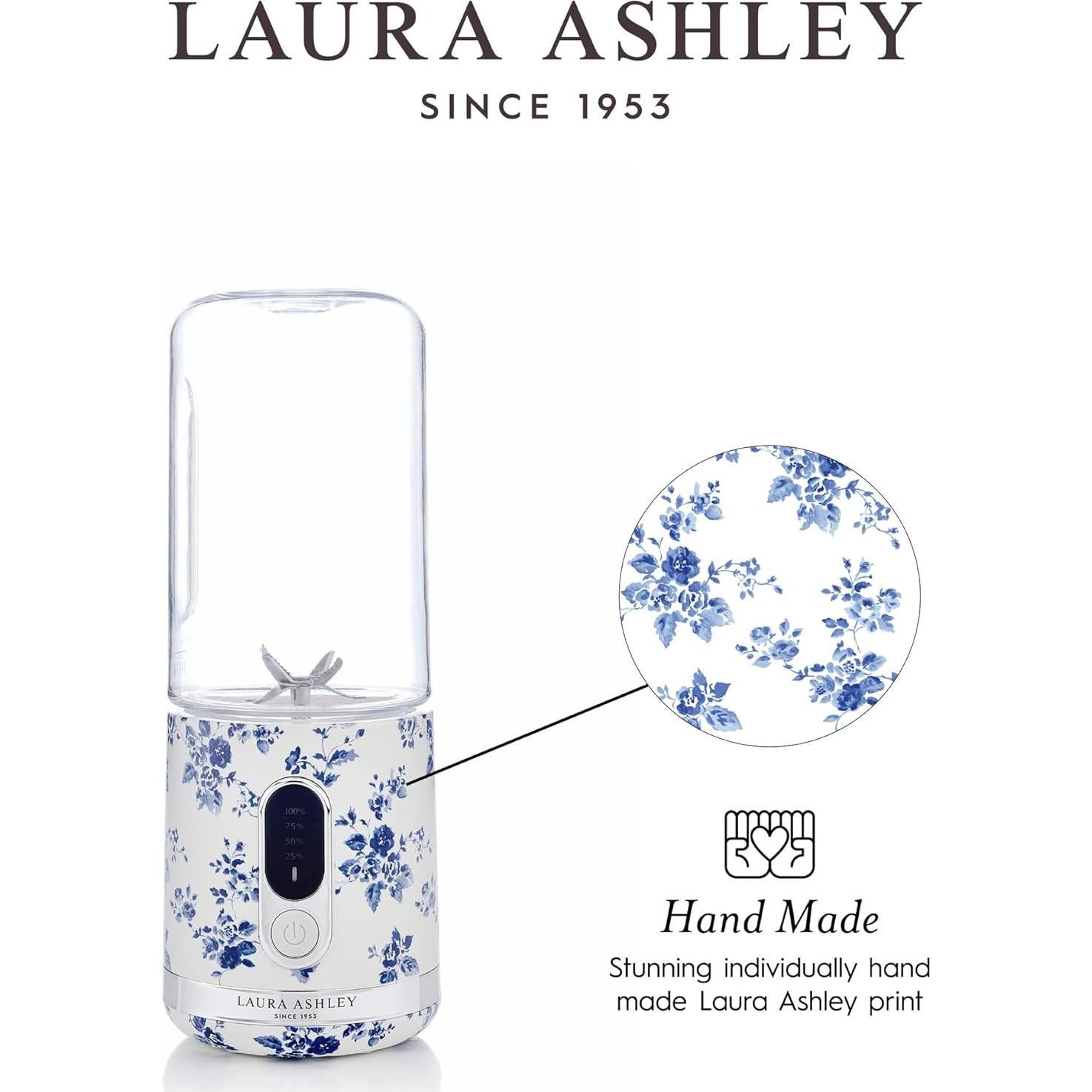 Mezclador Portátil Laura Ashley VQ China Rose 450ml USB