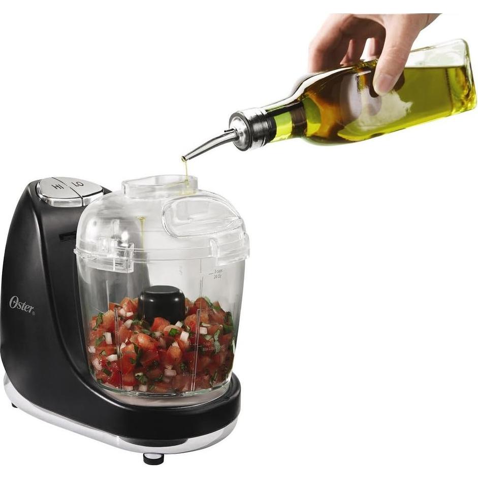 Picadora Mini Oster FPSTMC3321 3 Tazas 0.71L Negra