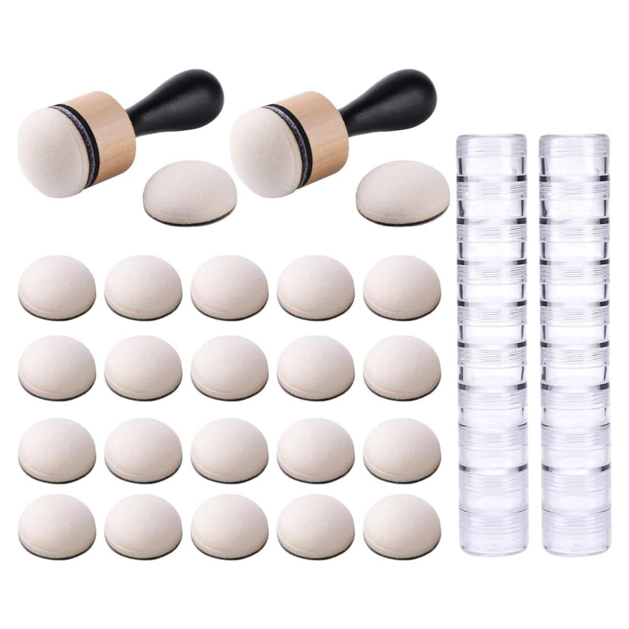 Juego de 46 Piezas Herramienta Mini Difuminado Tinta BAOFALI