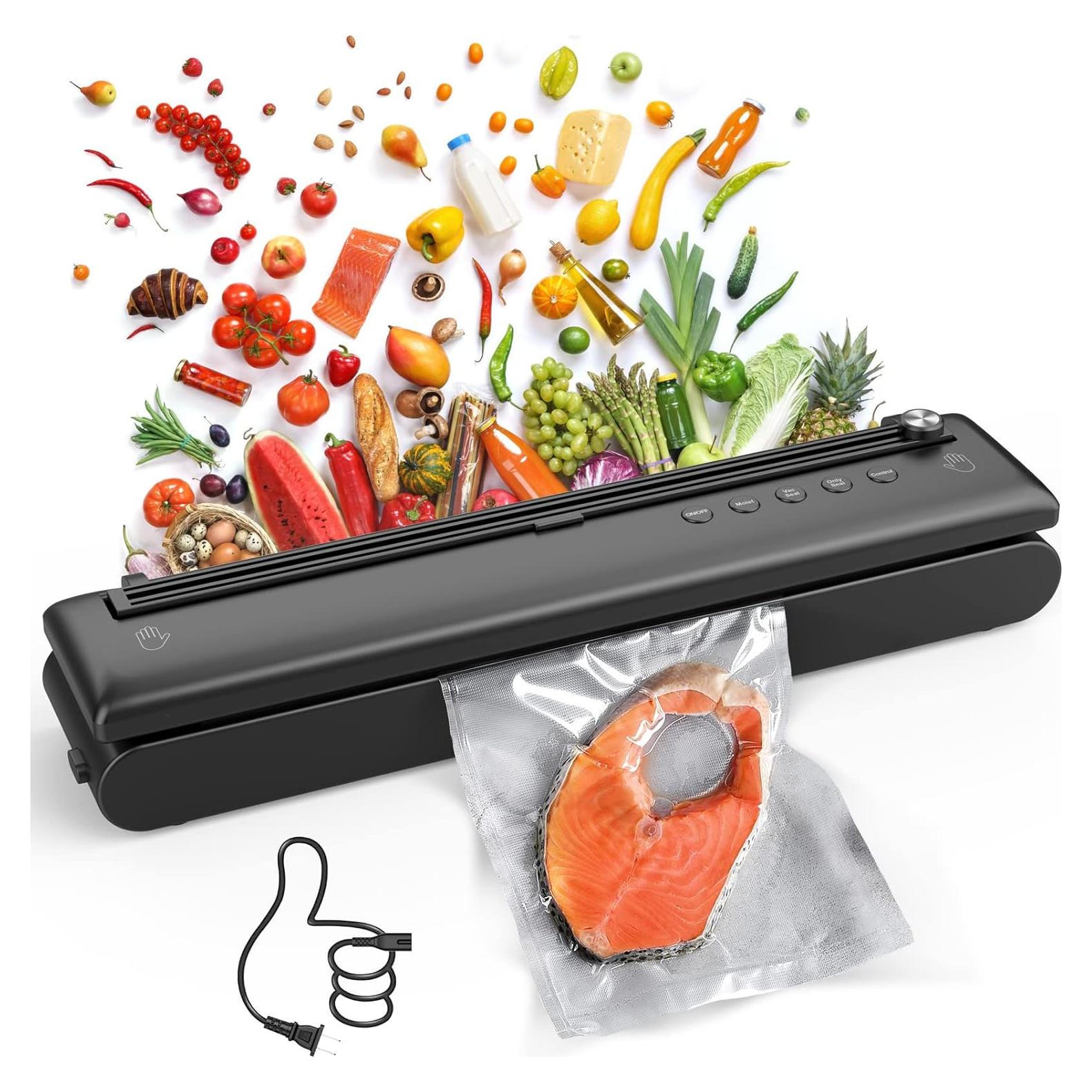 Máquina de Sellado al Vacío BEYUAM 5 en 1 con Cortador