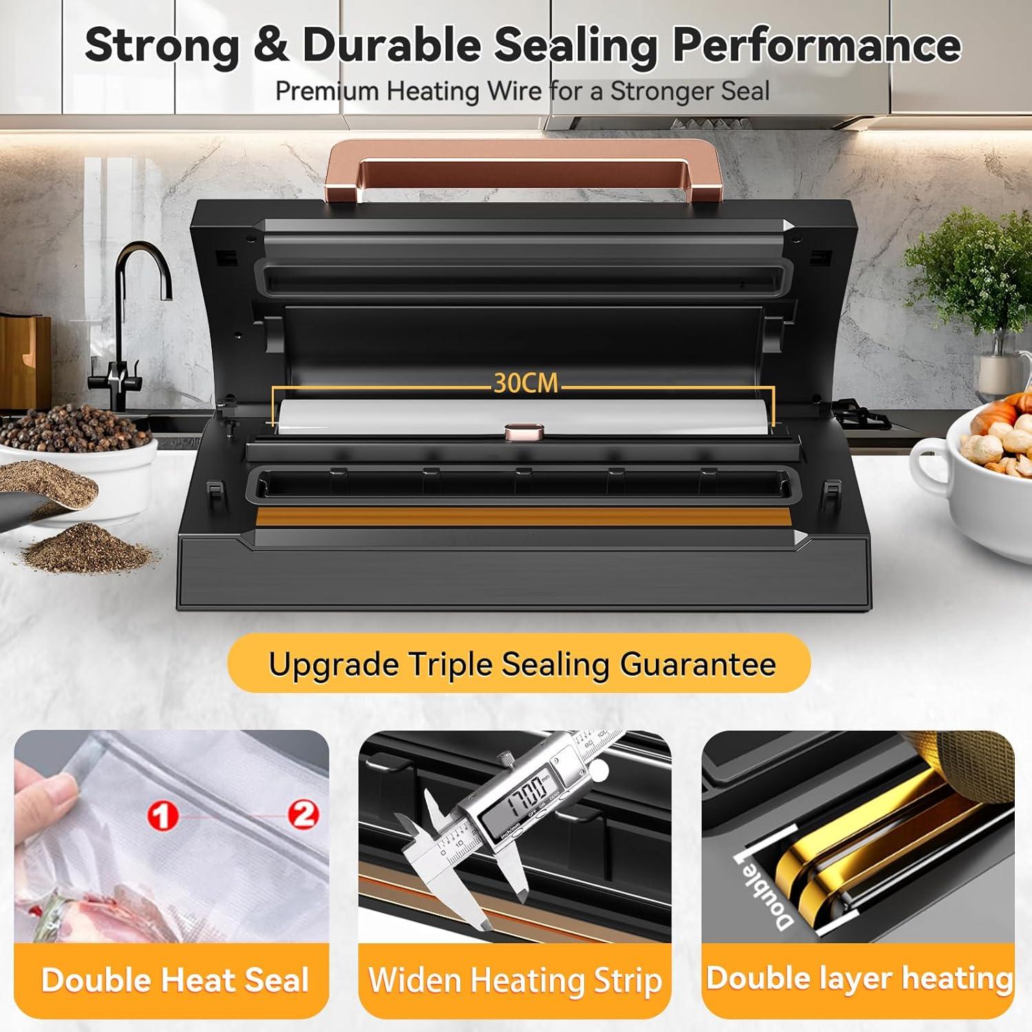 Sellador al vacío VACAPEX 2025 acero inoxidable 2.36 kg