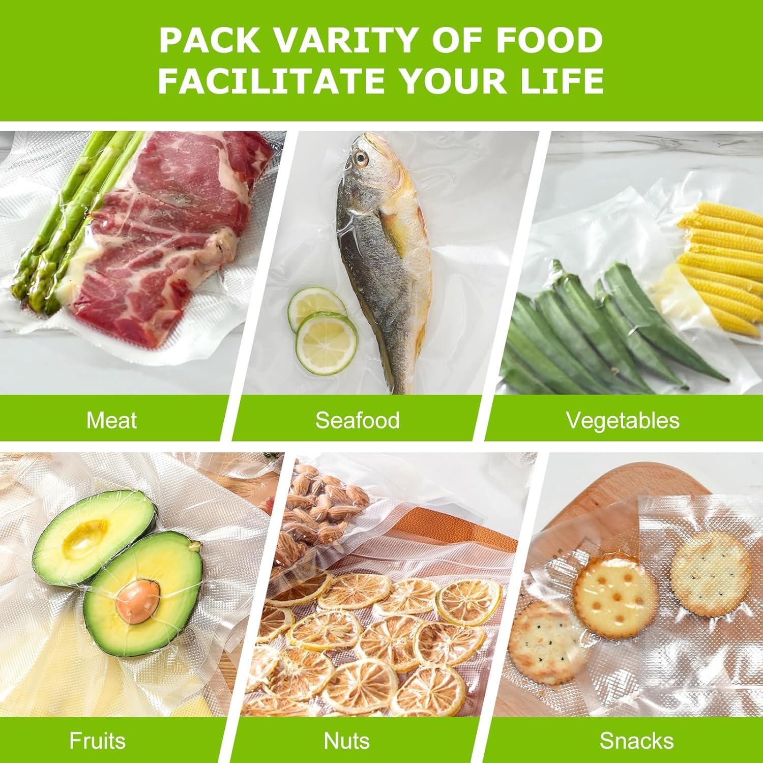 Bolsas de Sellado al Vacío Bonsenkitchen 50 Quart 20x30 cm