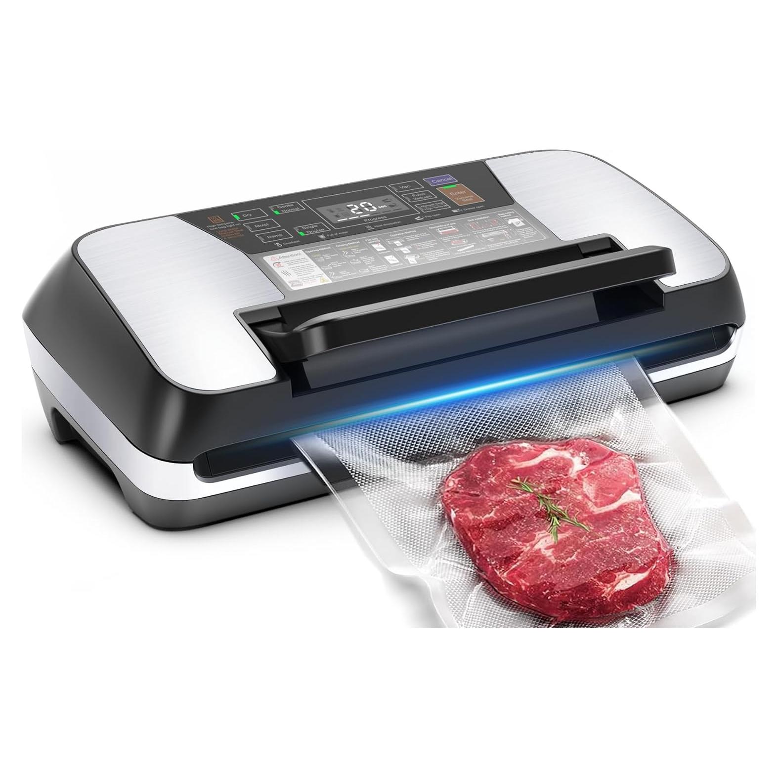 Sellador al vacío OidoZac 230W con 12 funciones y bolsas