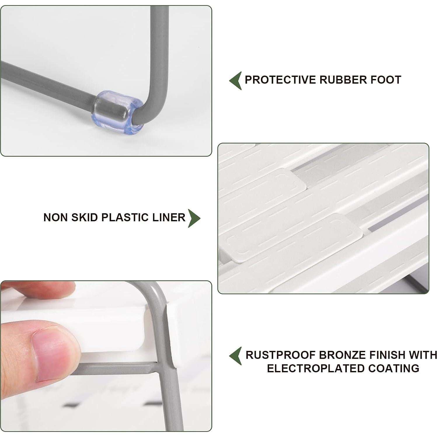 Organizador de Envoltura de Cocina Aionvidas 2 Paquetes Ajustable