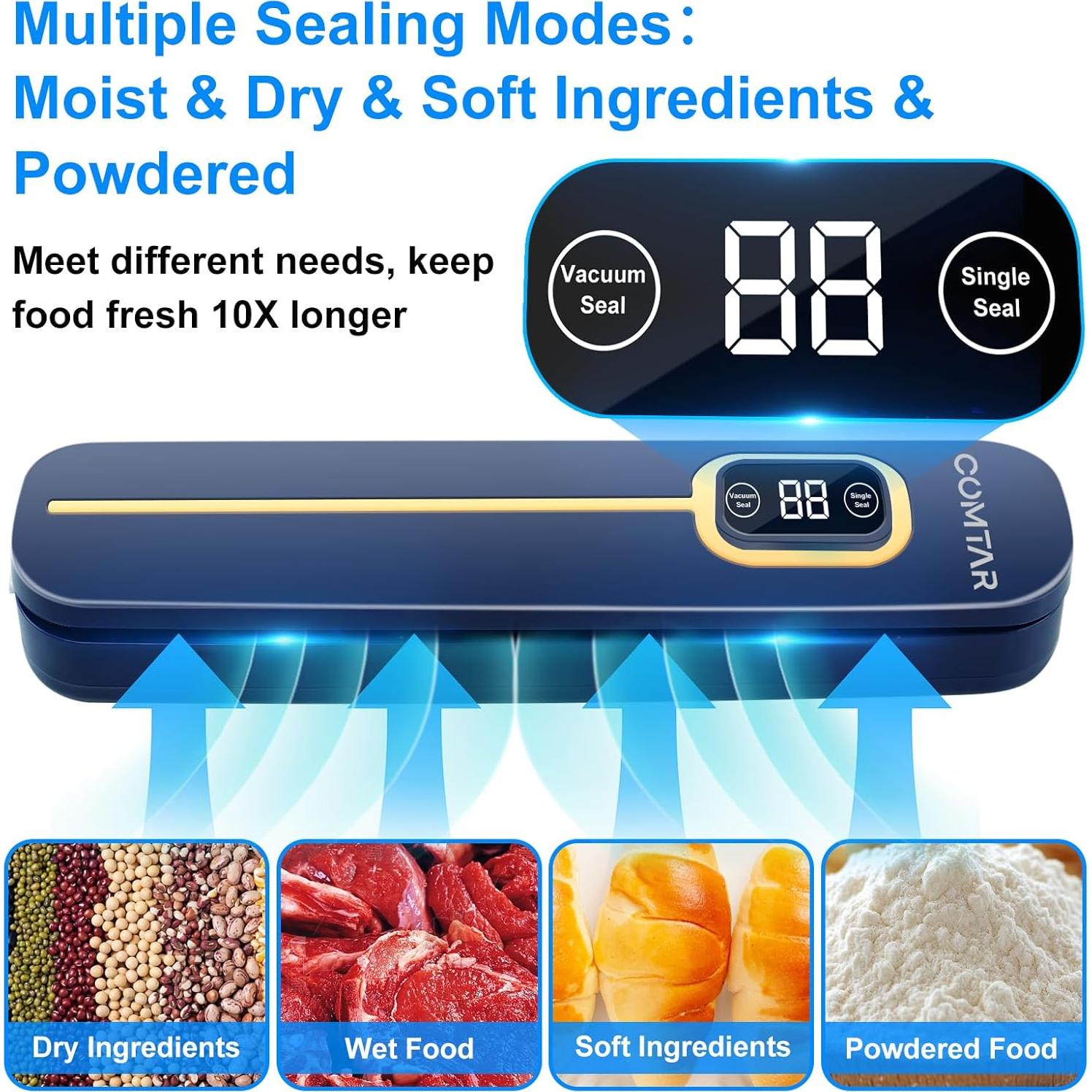 Máquina Selladora al Vacío COMTAR CTVS003 4 Modos Automática