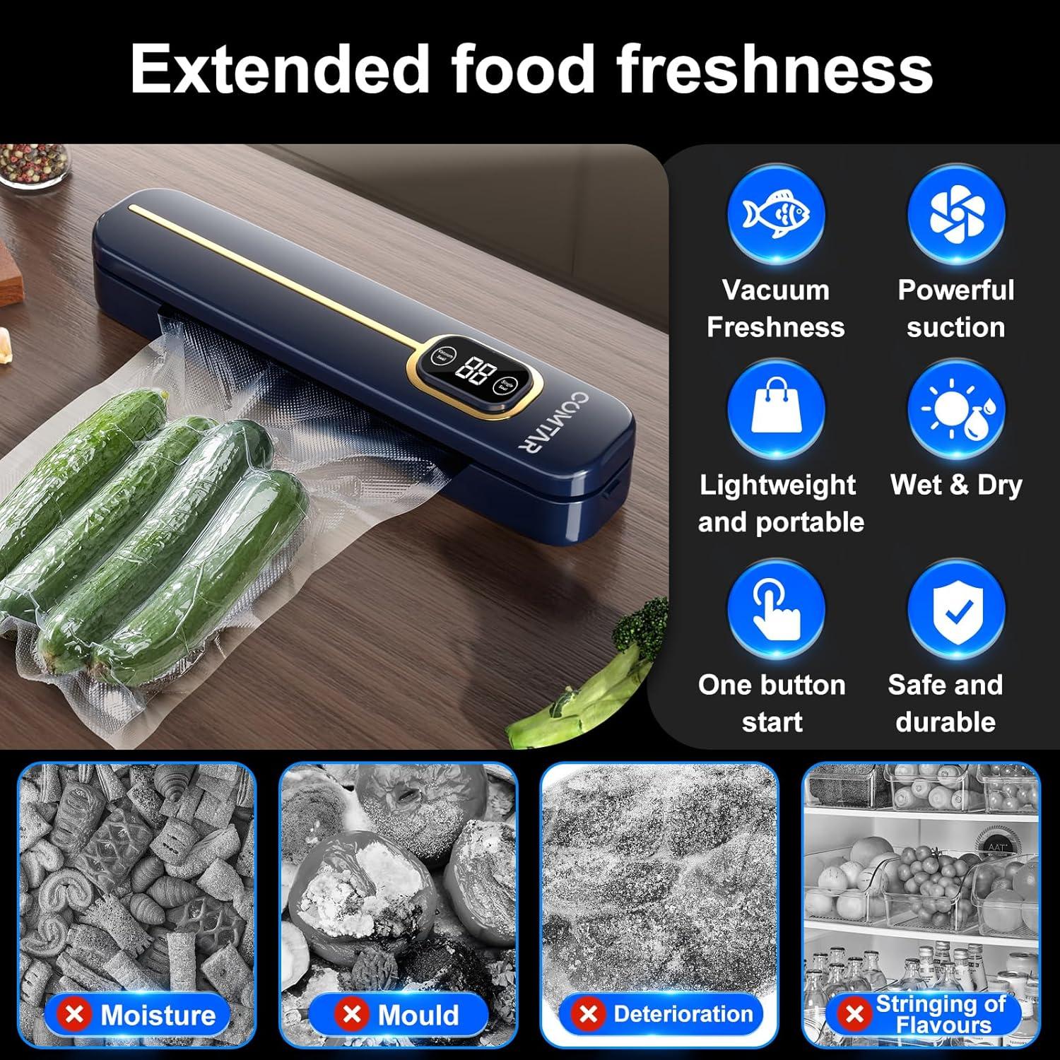 Máquina Selladora al Vacío COMTAR CTVS003 4 Modos Automática