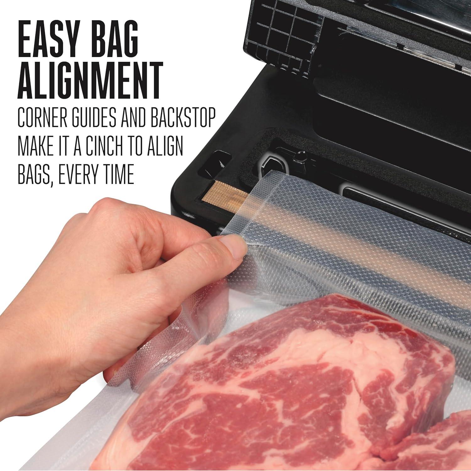 Máquina de Sellado al Vacío Weston 100W, 27.94 cm, Negra