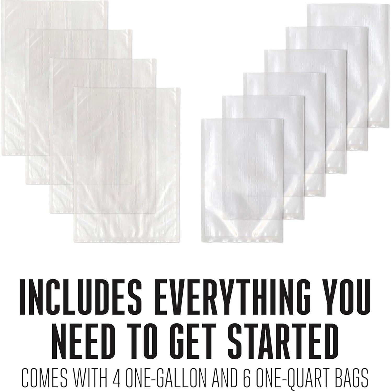 Máquina de Sellado al Vacío Weston 100W, 27.94 cm, Negra