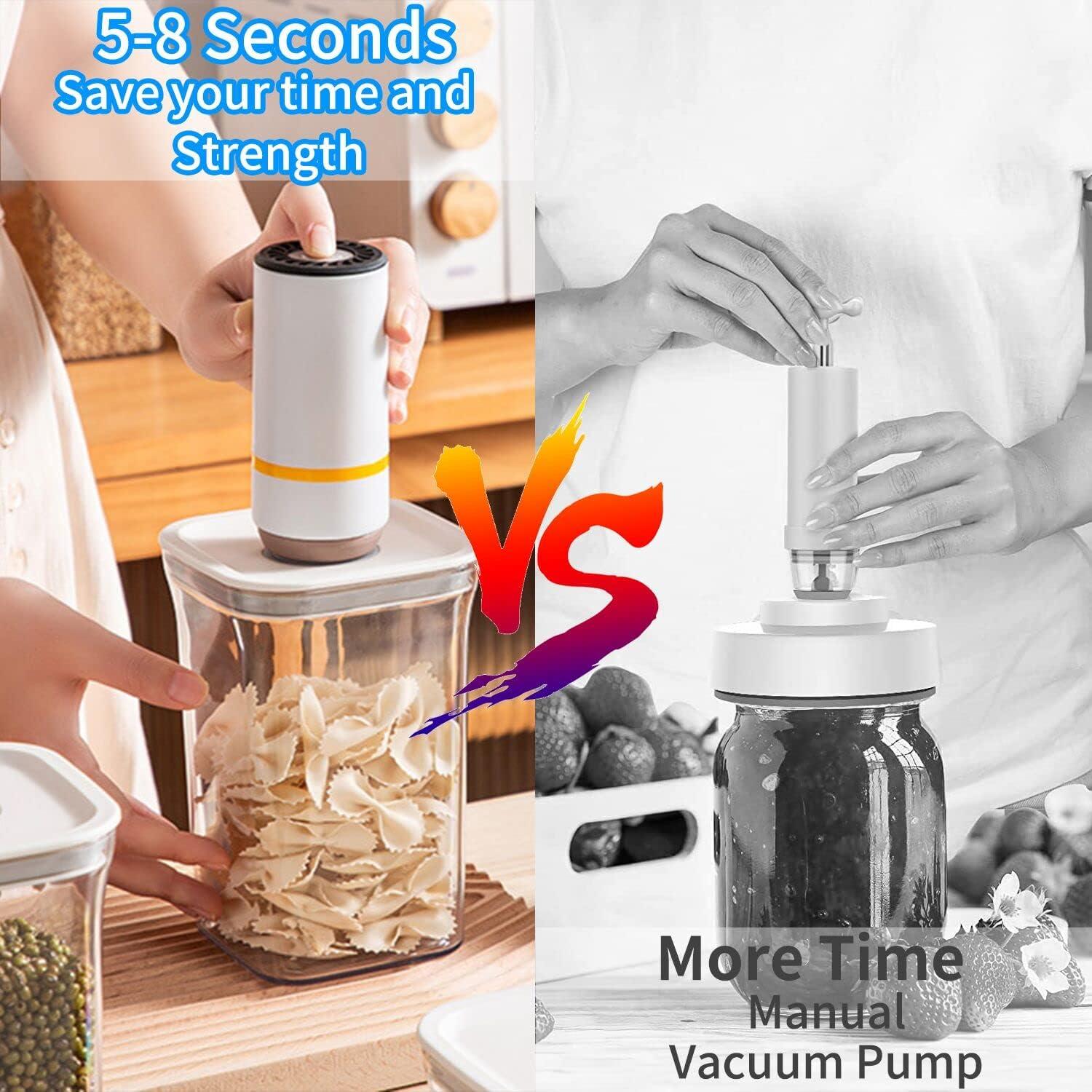 Sellador al vacío eléctrico Upmely para frascos de mason