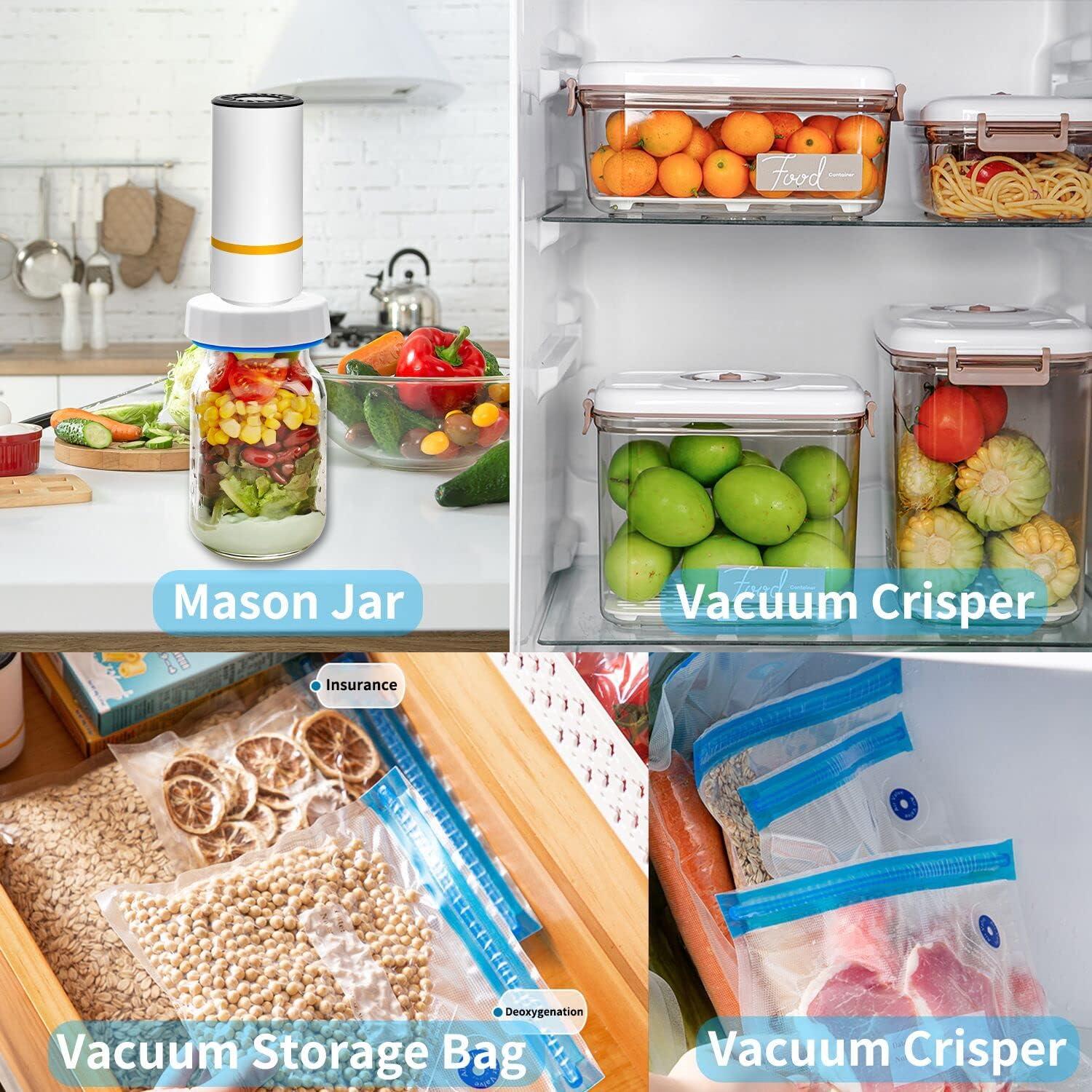 Sellador al vacío eléctrico Upmely para frascos de mason