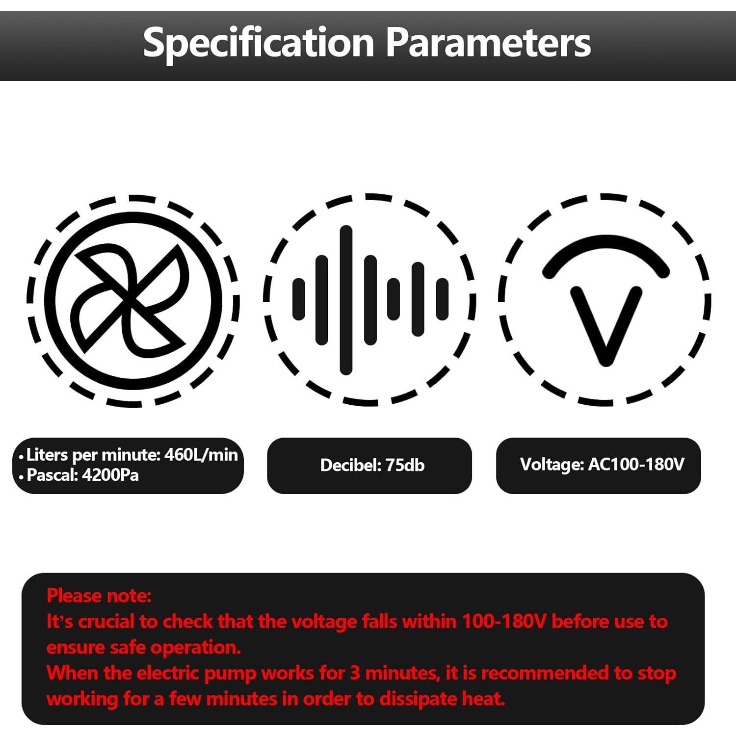 Bomba Eléctrica Portátil BAMCOO para Bolsas al Vacío