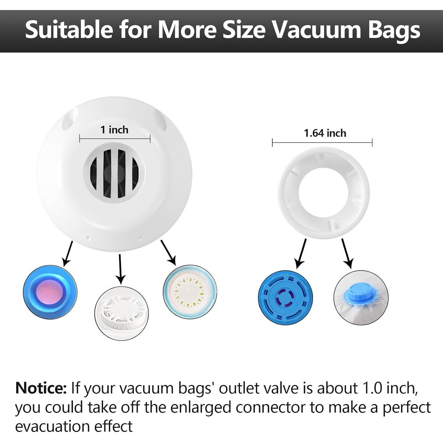 Bomba Eléctrica Portátil BAMCOO para Bolsas al Vacío