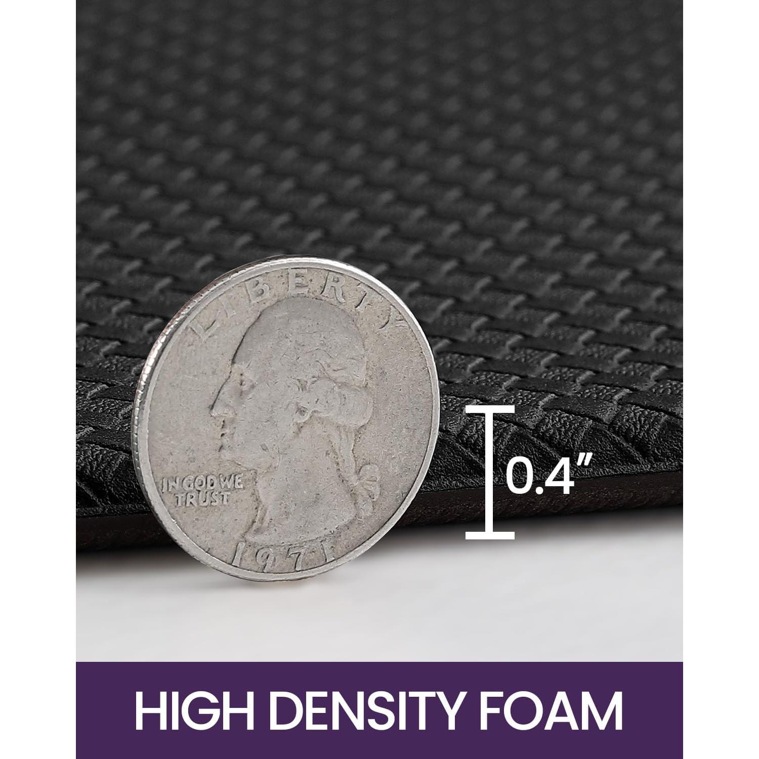 Mats de Cocina DEXI Antifatiga Acolchados 238x58 cm Negro