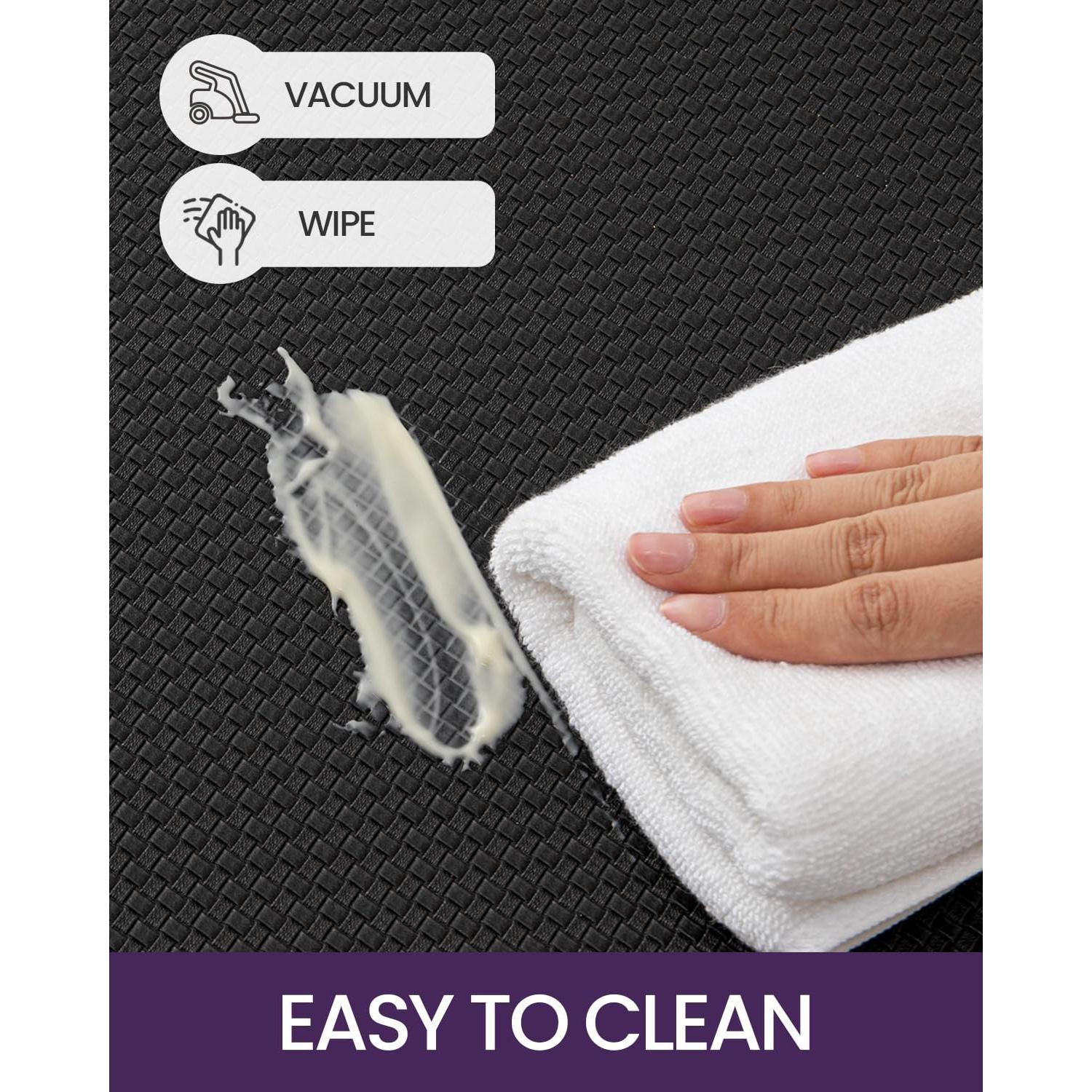 Mats de Cocina DEXI Antifatiga Acolchados 238x58 cm Negro