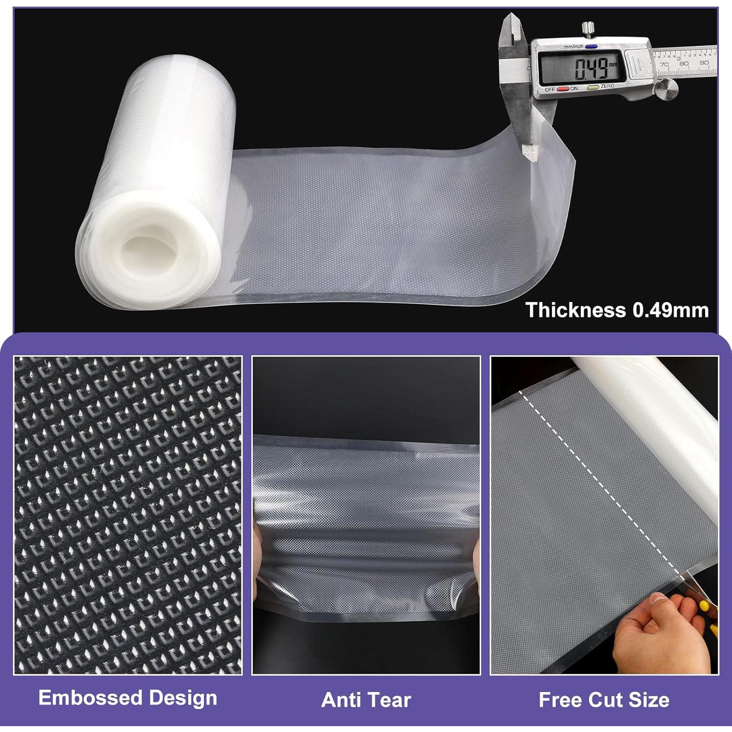 Bolsas de Sellado al Vacío CAREGY 8 Rollos 20m Grado Comercial