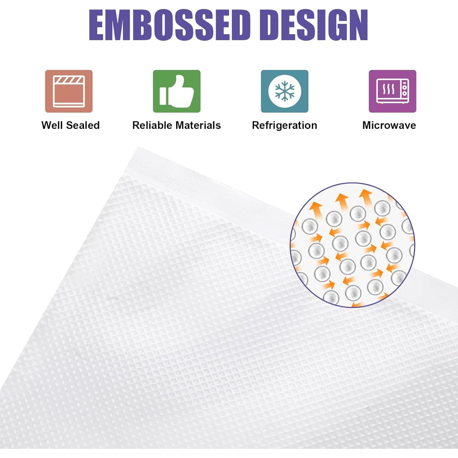 Bolsas de Sellado al Vacío CAREGY 8 Rollos 20m Grado Comercial