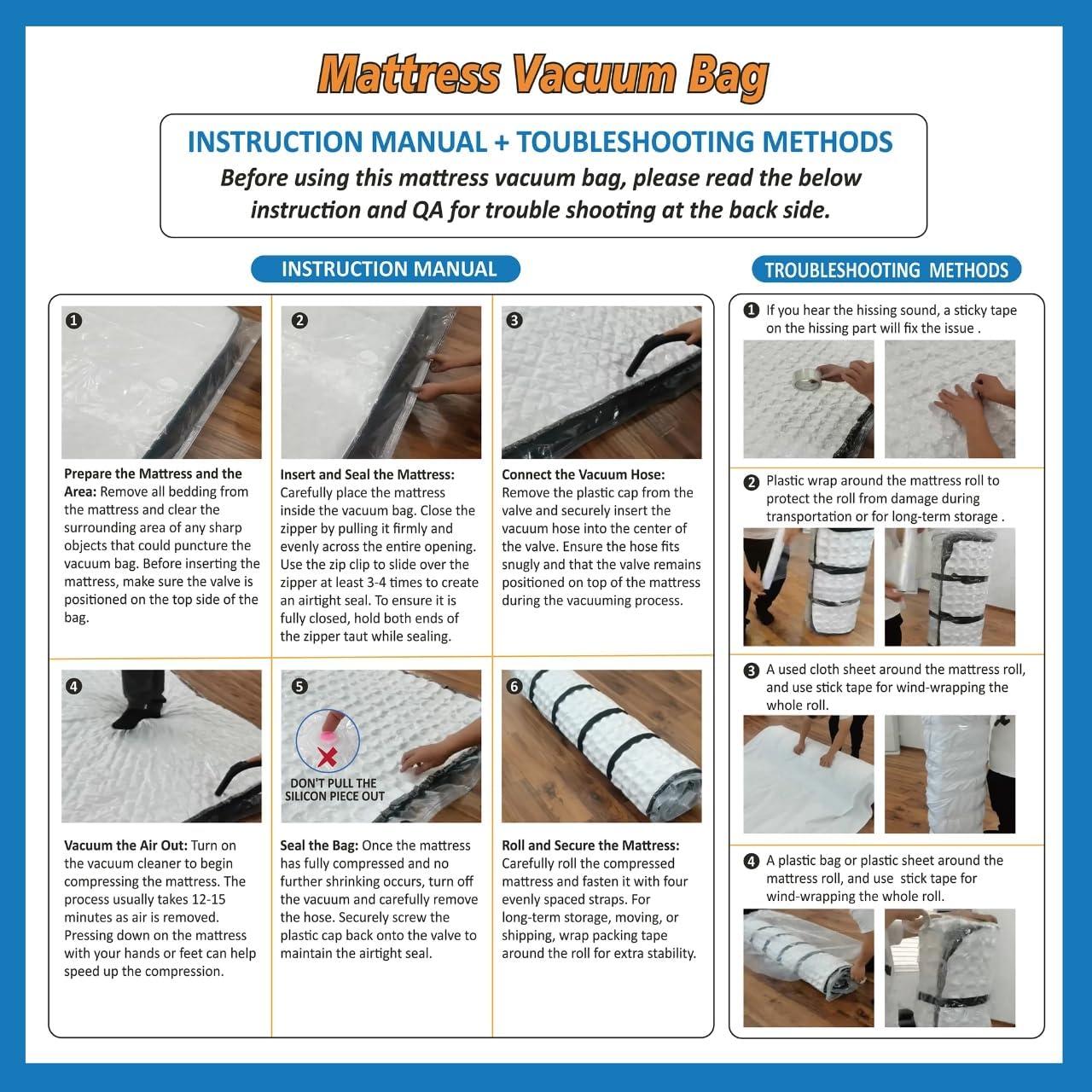 Bolsa de Vacío para Colchón King Storage Logic 1,27 kg