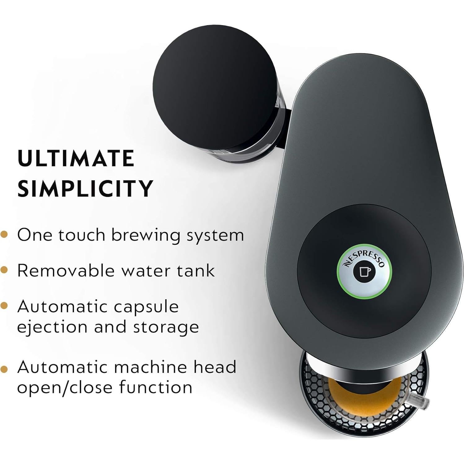 Cafetera Espresso Nespresso VertuoPlus De'Longhi Titan 1.18L