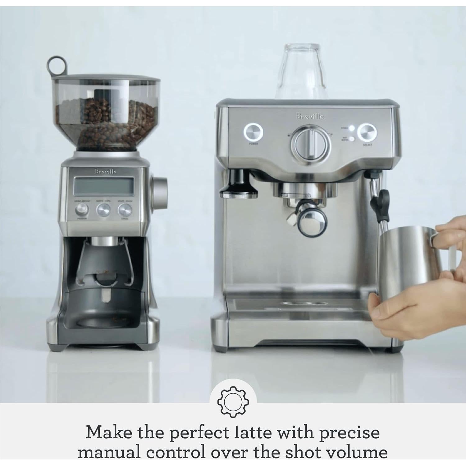 Máquina de Espresso Breville Duo Temp Pro BES810BSS 1.8L