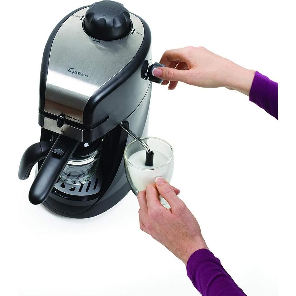 Máquina de Espresso y Capuchino Capresso Steam PRO 4 Tazas