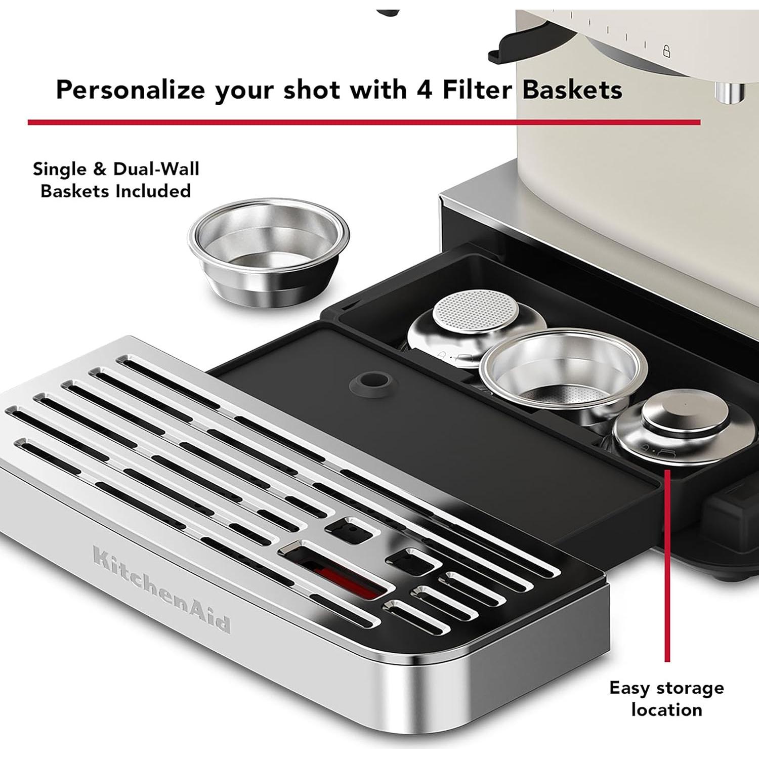 Máquina de Espresso Semiautomática KitchenAid KES6551 10.67kg