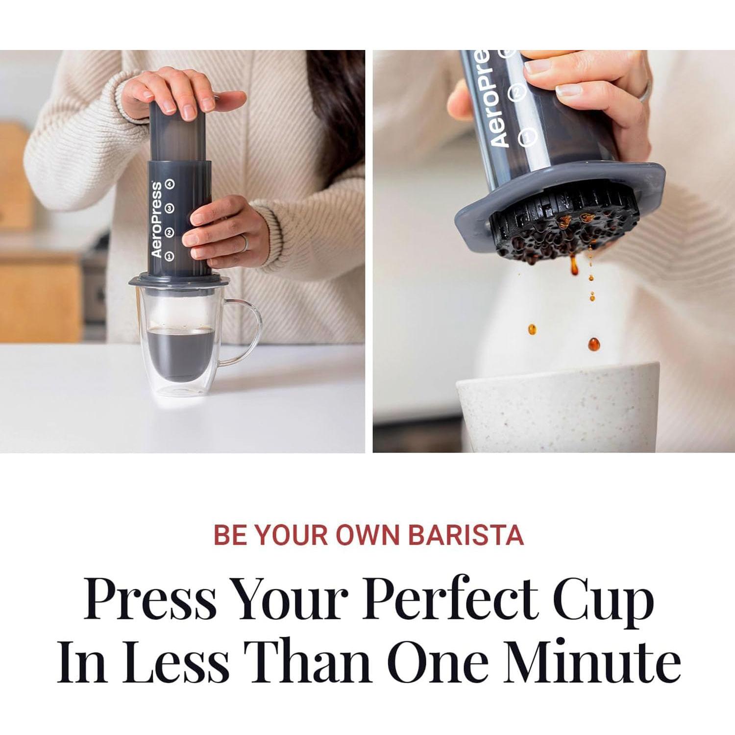 Cafetera AeroPress Original 3 en 1 Gris Manual 0.18 kg