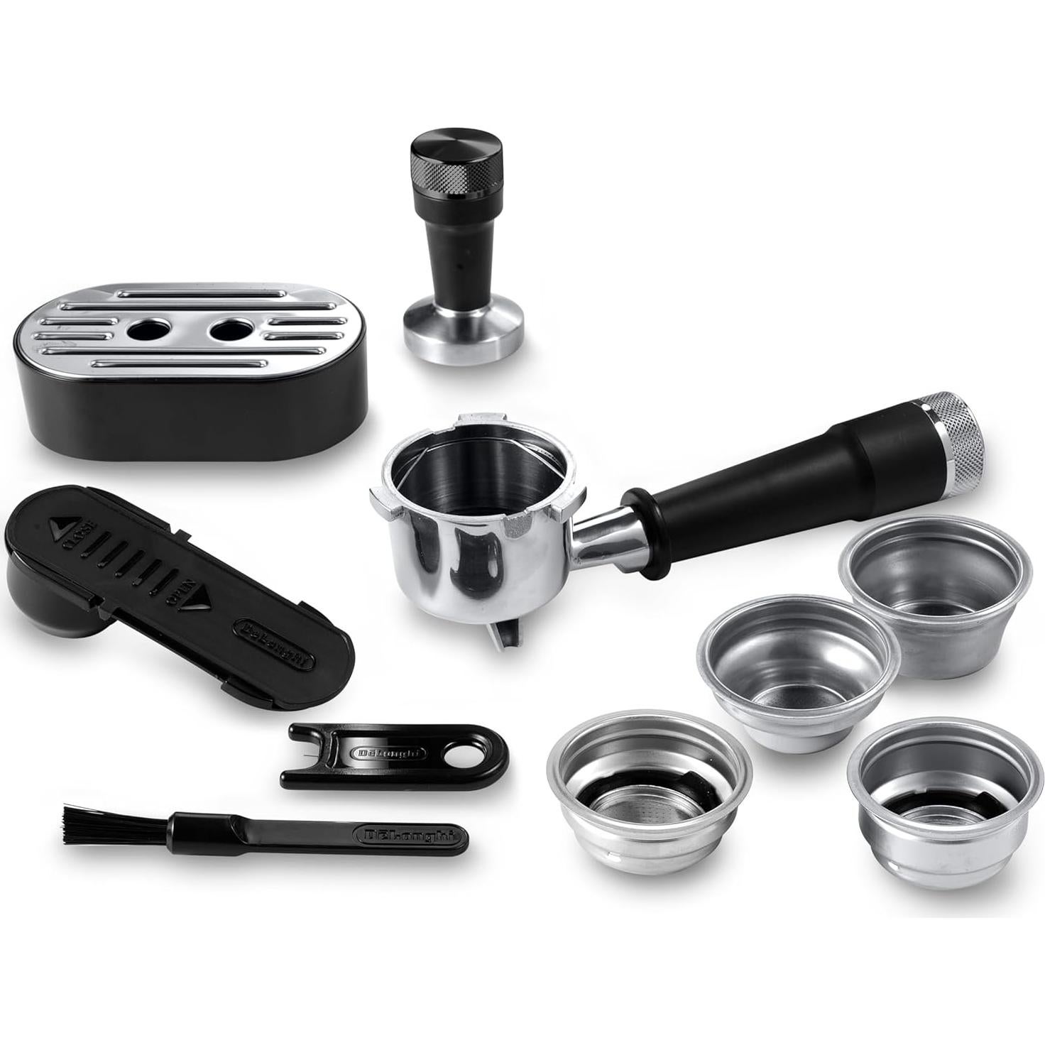 De’Longhi Dedica Maestro Espresso Machine with Milk Frother, 15-Bar Pump & Temperature Control - Barista Coffee Maker Kit for Espresso, Latte, Cappuccino & Iced Coffee - Italian Stainless Steel Design