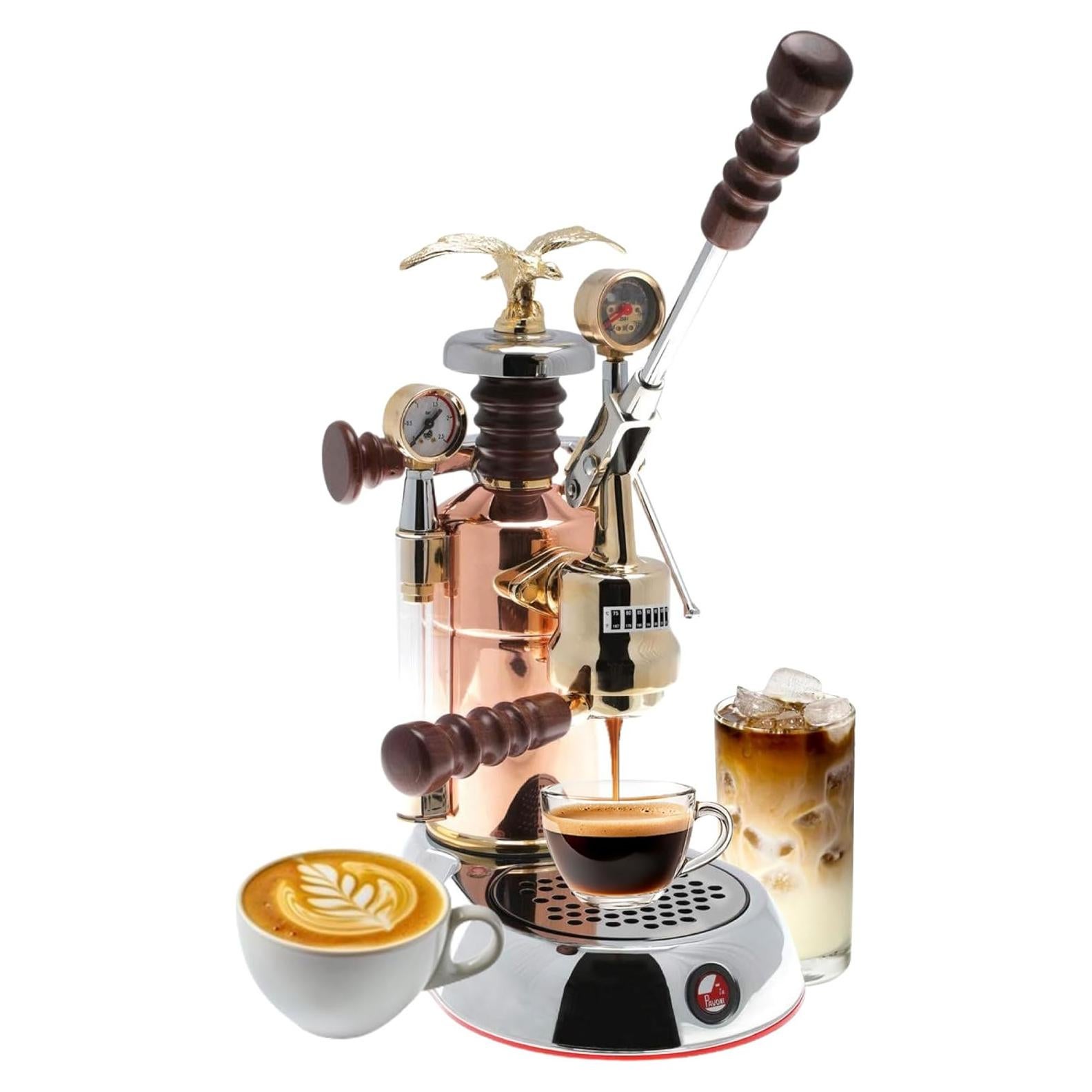 Máquina de Espresso La Pavoni Esperto Edotto 1.53L Cromo/Cobre