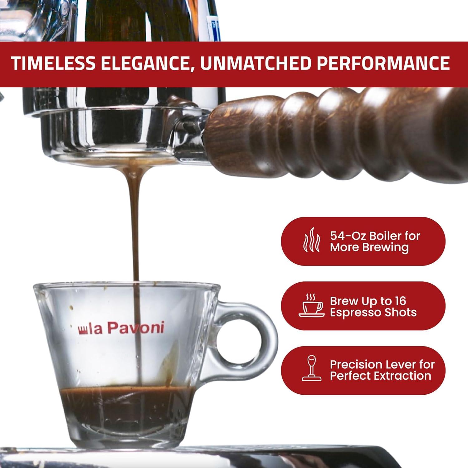 Máquina de Espresso La Pavoni Esperto Edotto 1.53L Cromo/Cobre