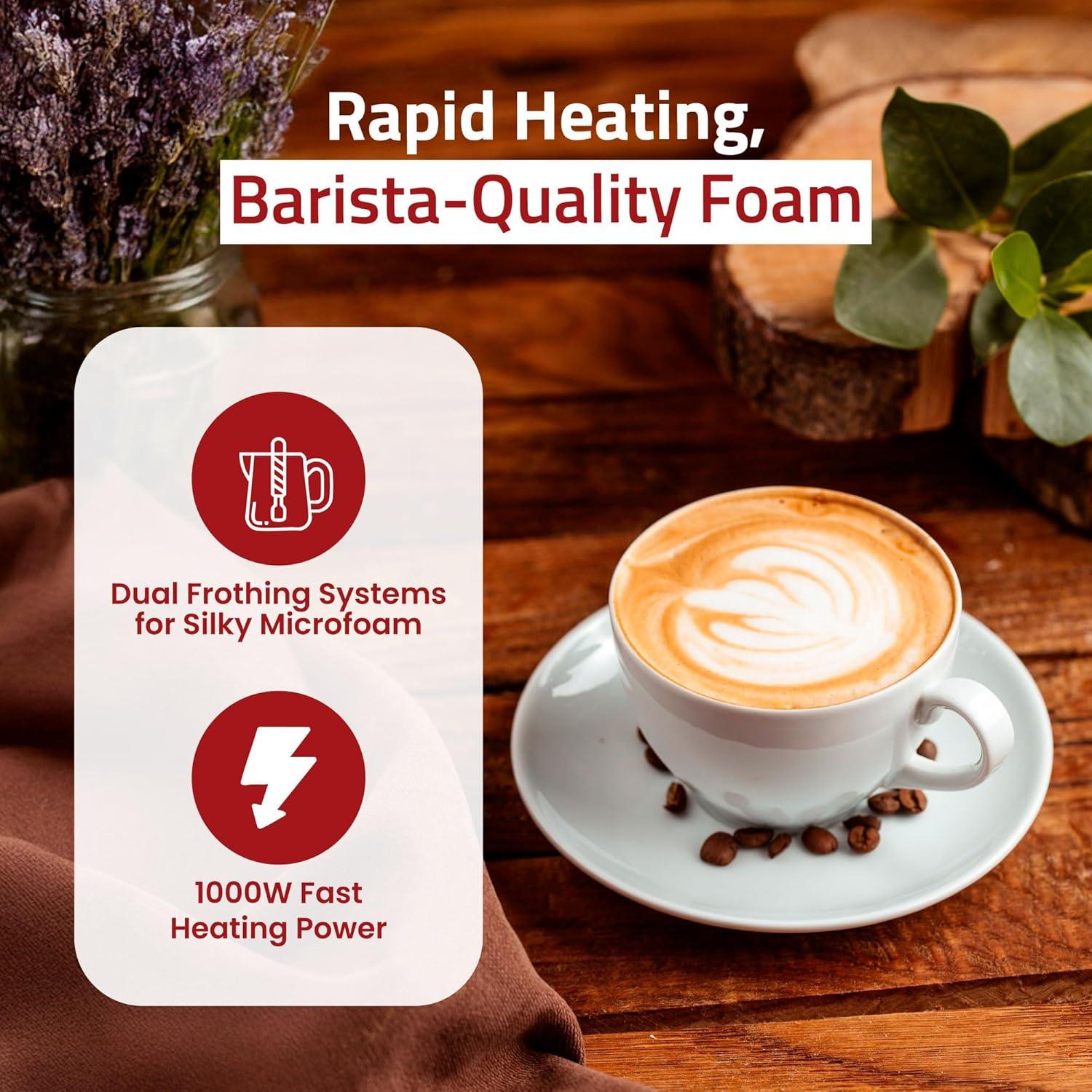 La Pavoni PC-16 Professional Espresso Machine - 16-Cup Capacity Lever Espresso Maker - Chrome Finish- Solid Brass 38oz Boiler - Dual Frothing Systems & Mounted Pressure Gauge - Made in Italy