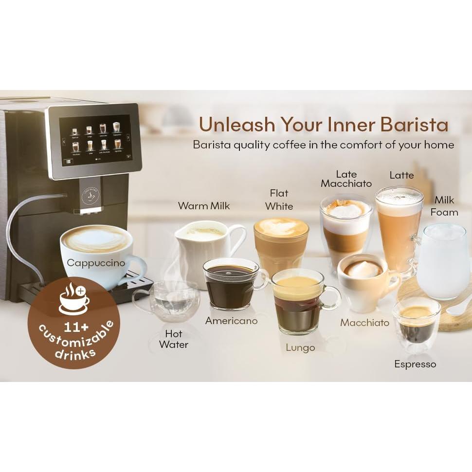 Máquina de Espresso Automática Cafe Bueno CB-3000 con Molinillo