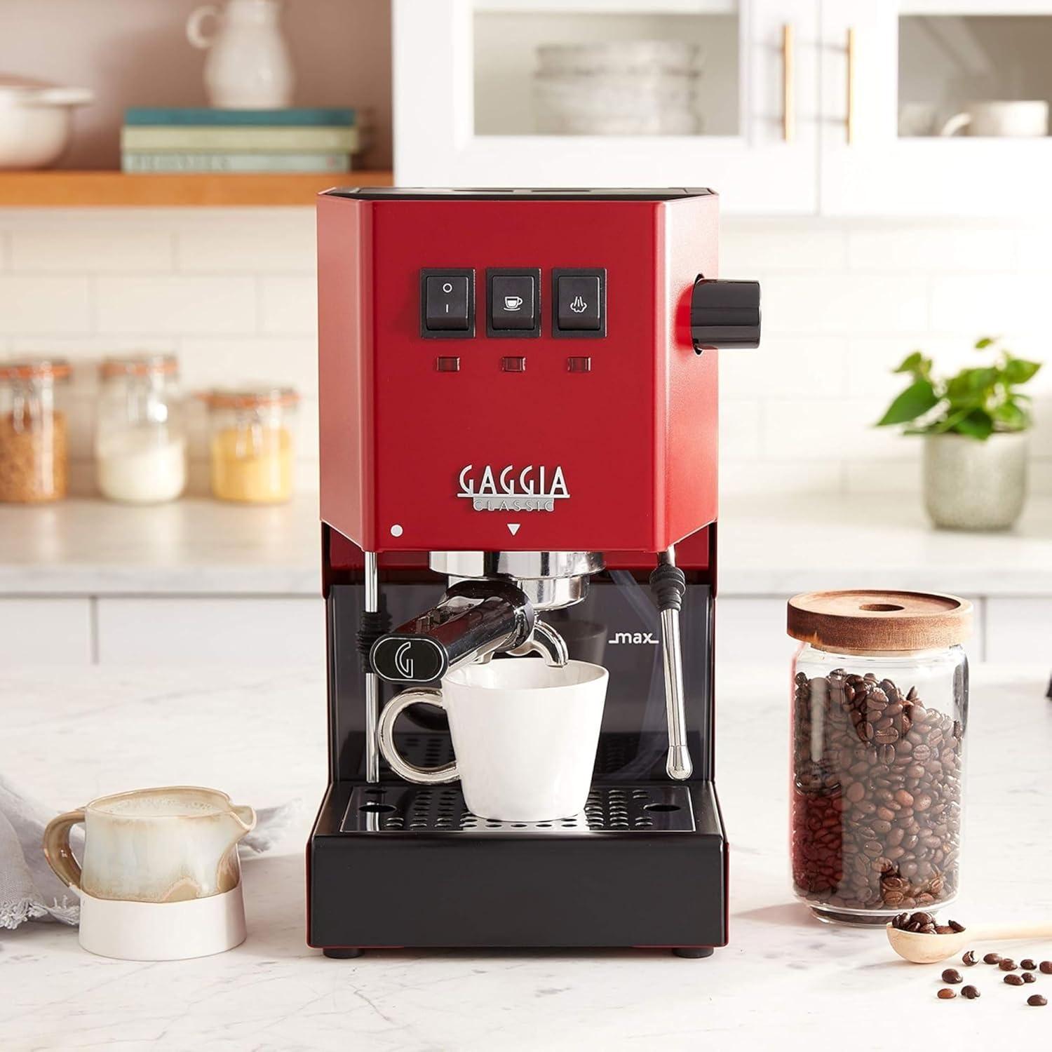 Gaggia Classic Pro Máquina de Espresso 1.3L Rojo Cereza