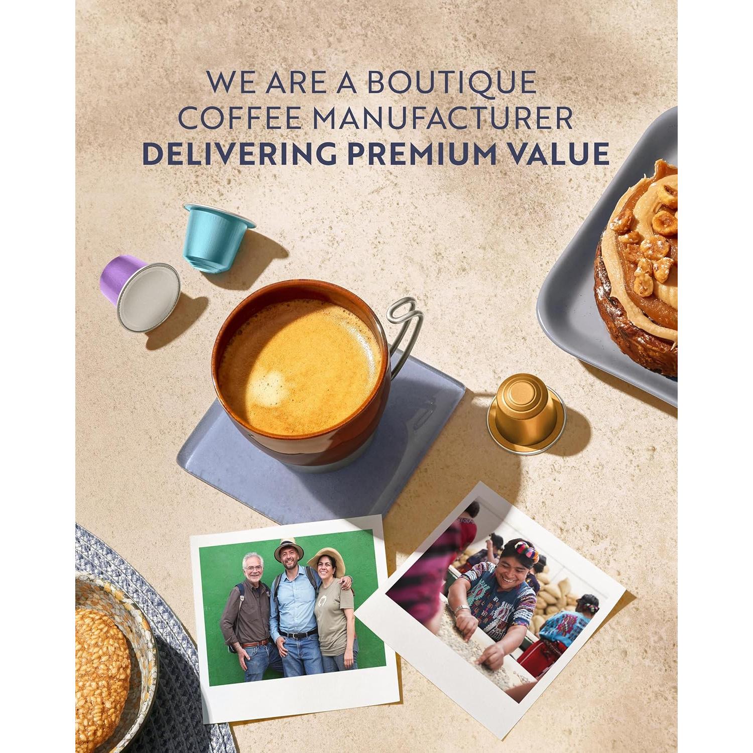 Cápsulas de Café Espresso Rosso Café - Variedad Reserva 80 Unidades