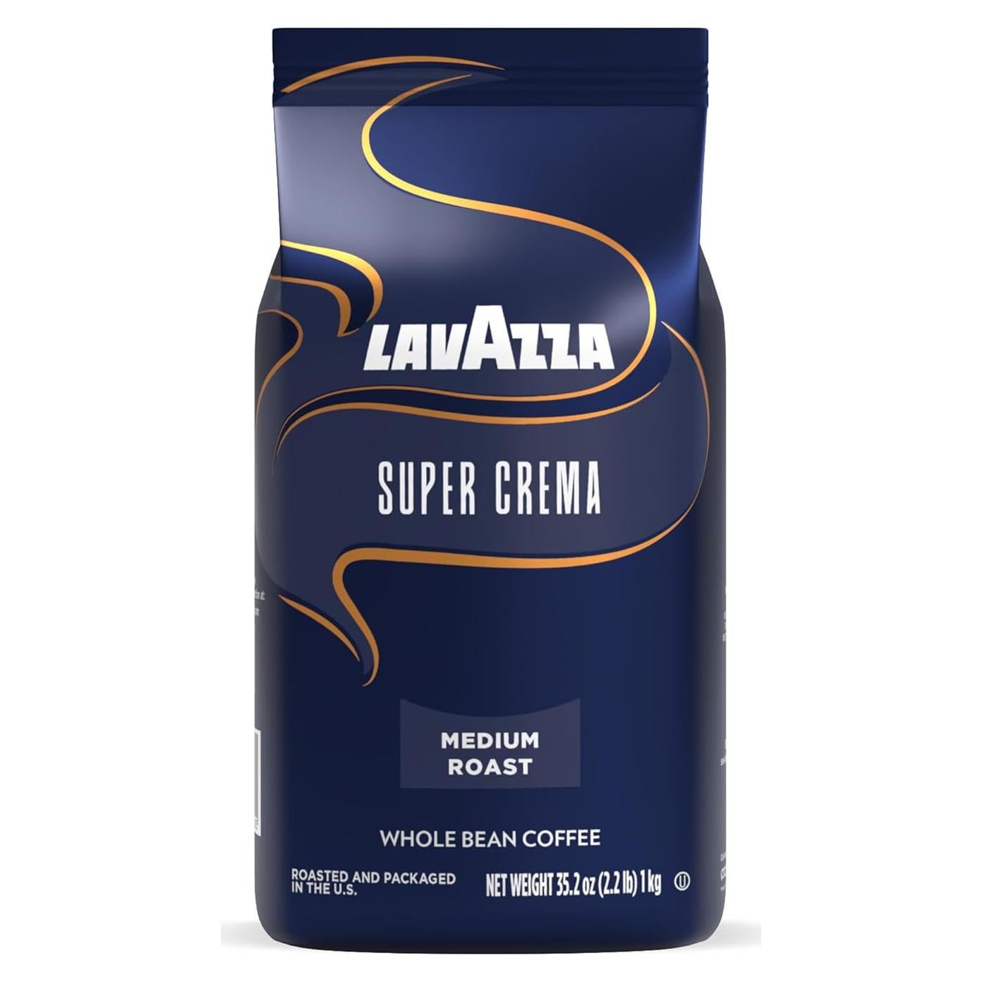 Café en Grano Lavazza Super Crema 997 g Tostado Medio