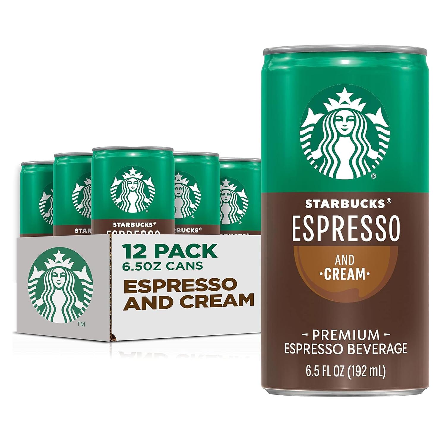 Café Espresso y Crema Starbucks 6.5 oz Pack de 12