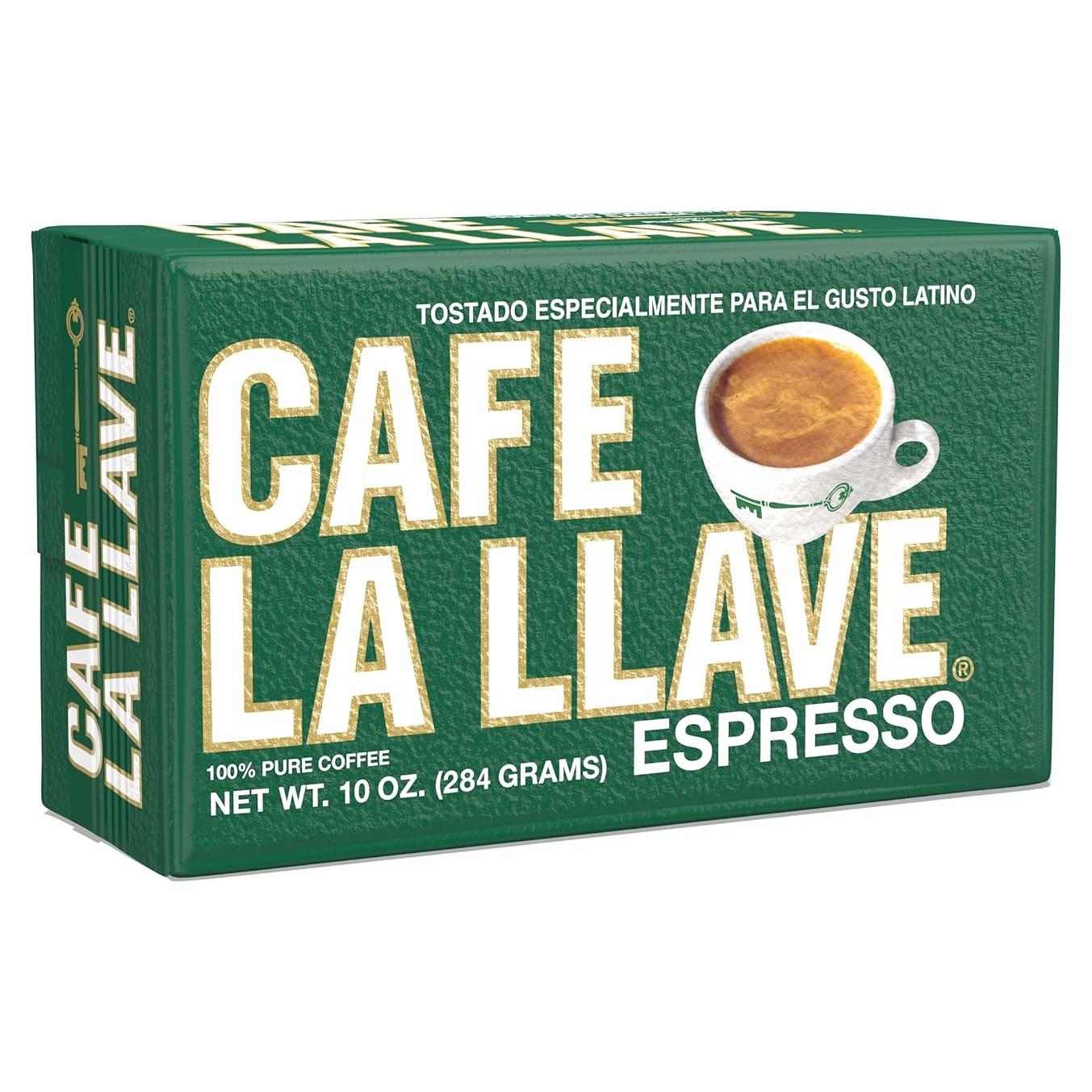 Café La Llave Espresso Molido Tostado Oscuro 10 oz