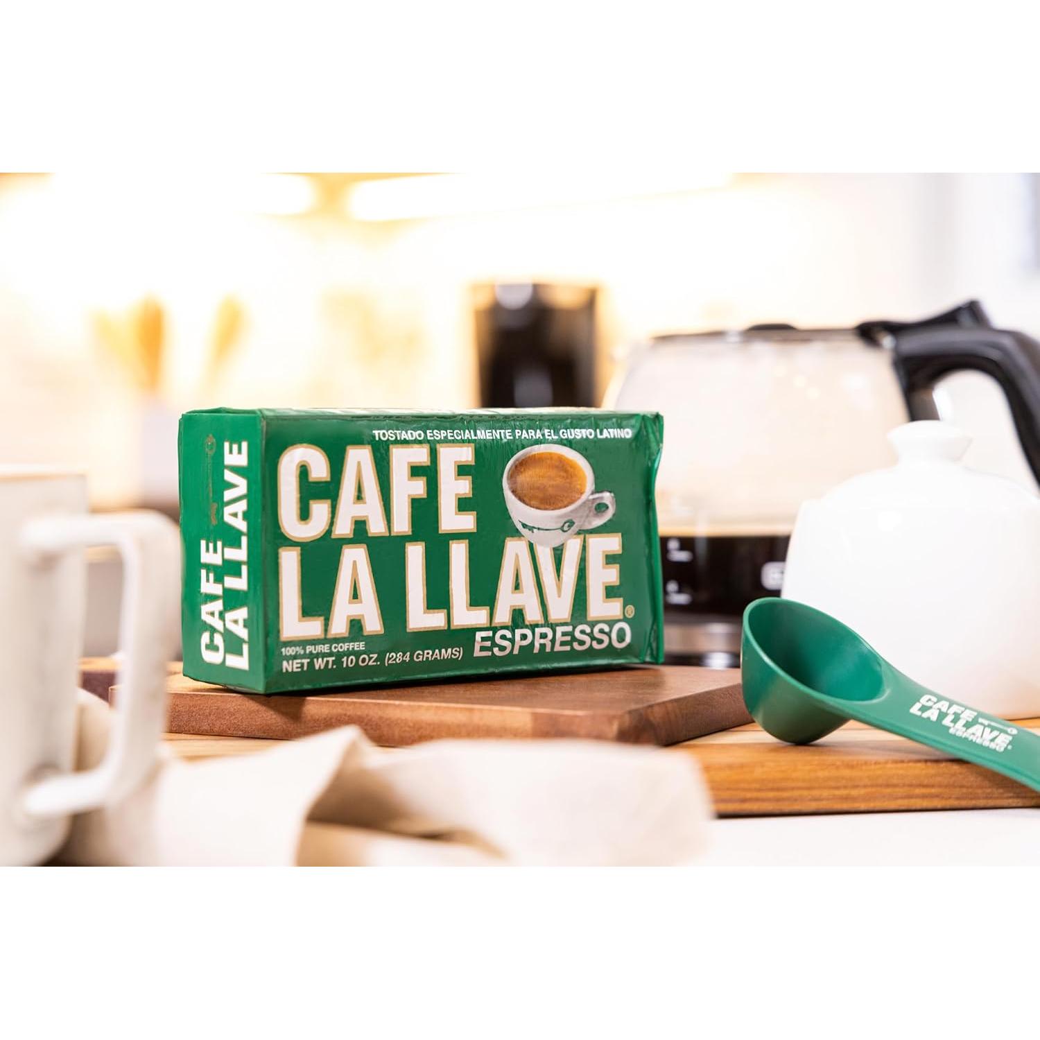 Café La Llave Espresso Molido Tostado Oscuro 10 oz