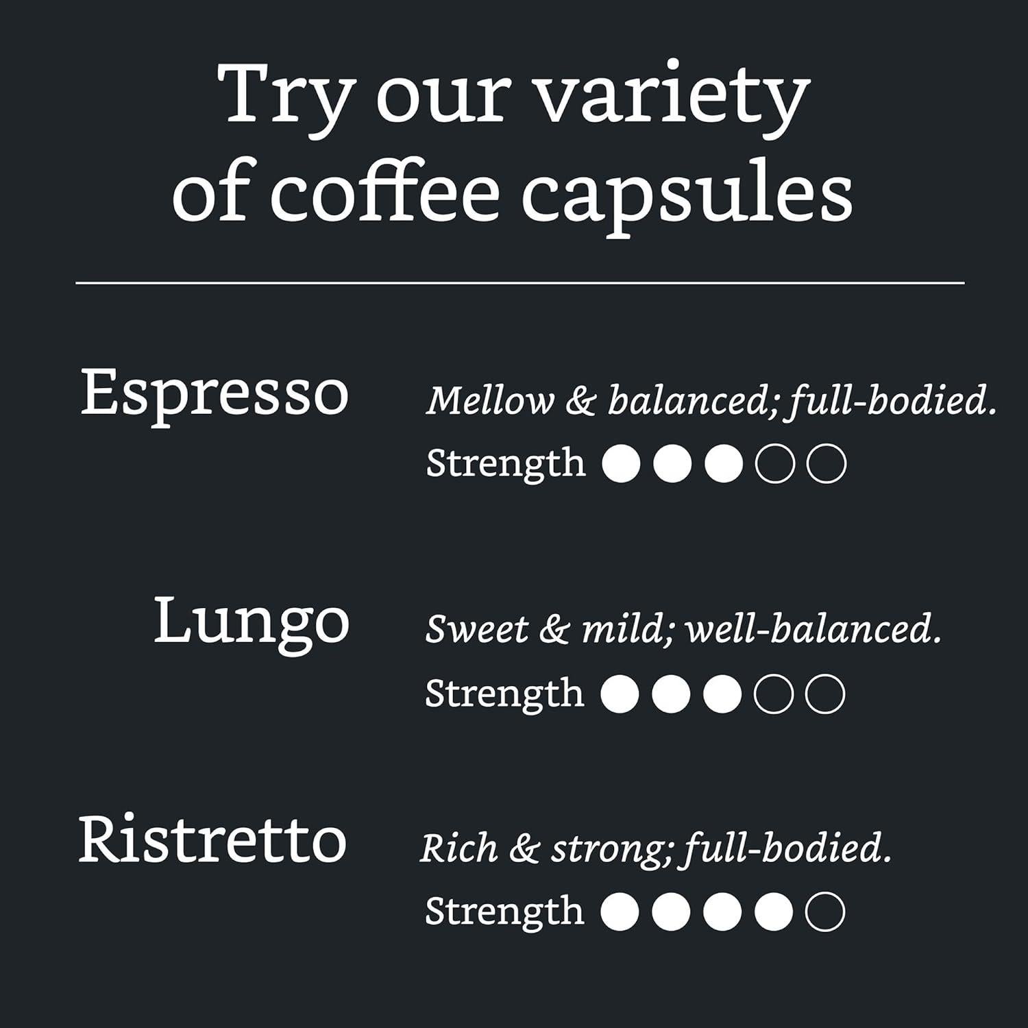 Cápsulas de Espresso Solimo Amazon 50 Unidades Tostado Medio